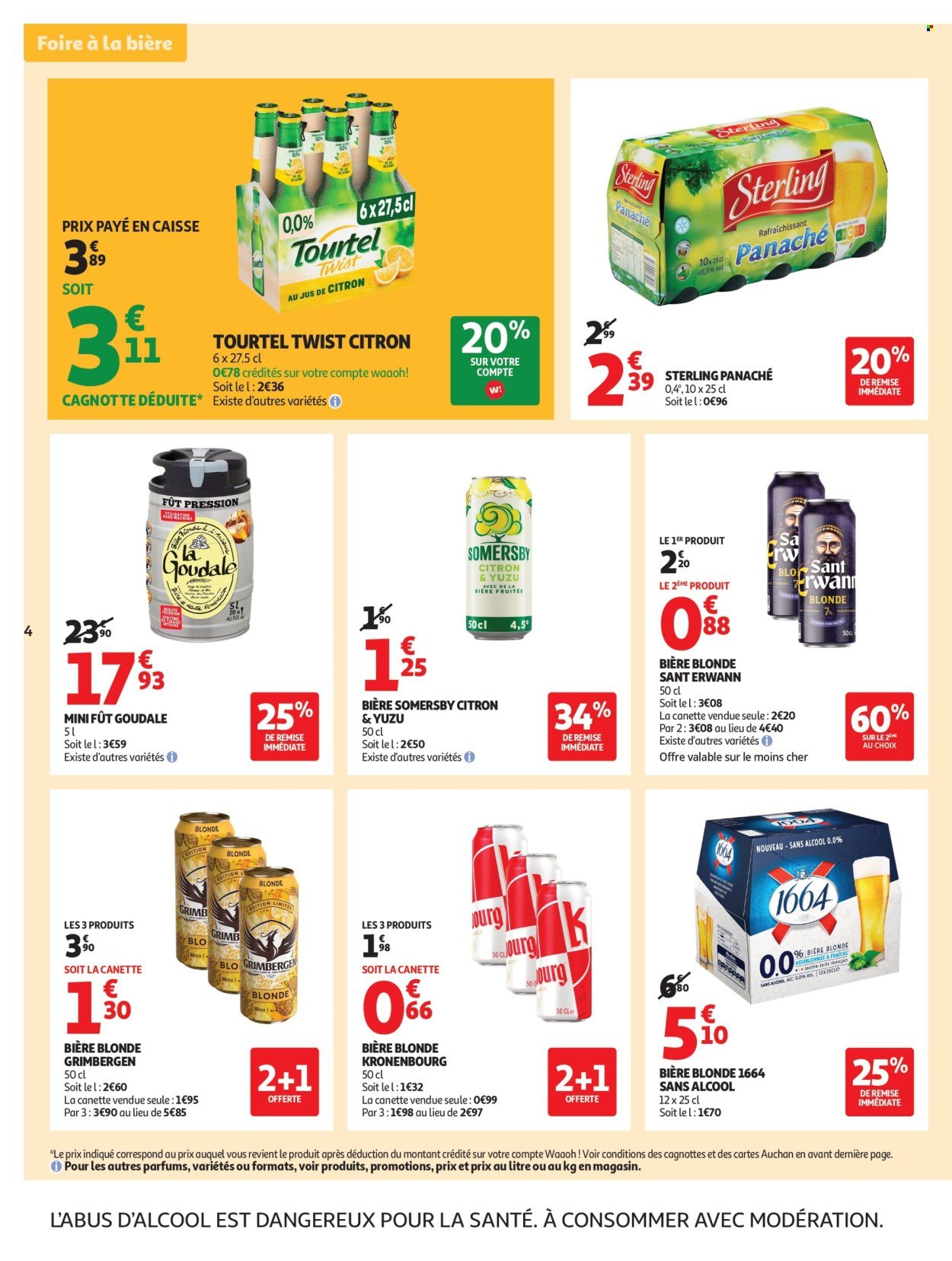 Catalogue AUCHAN - Foire à la bière dans votre super : sans pression pour le budget (2025-07-29 - 2025-08-09)