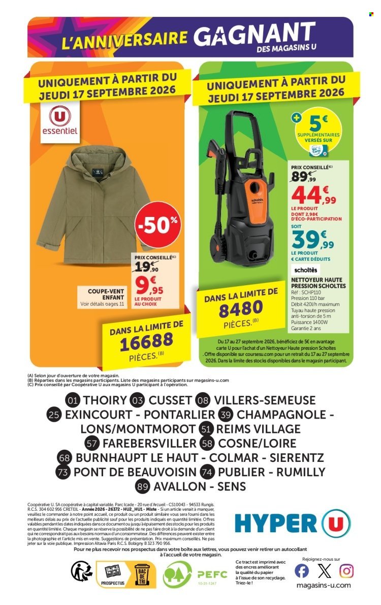 Catalogue HYPER U - Quinzaine des prix ultra bas