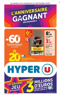 Catalogue HYPER U - Quinzaine des prix ultra bas