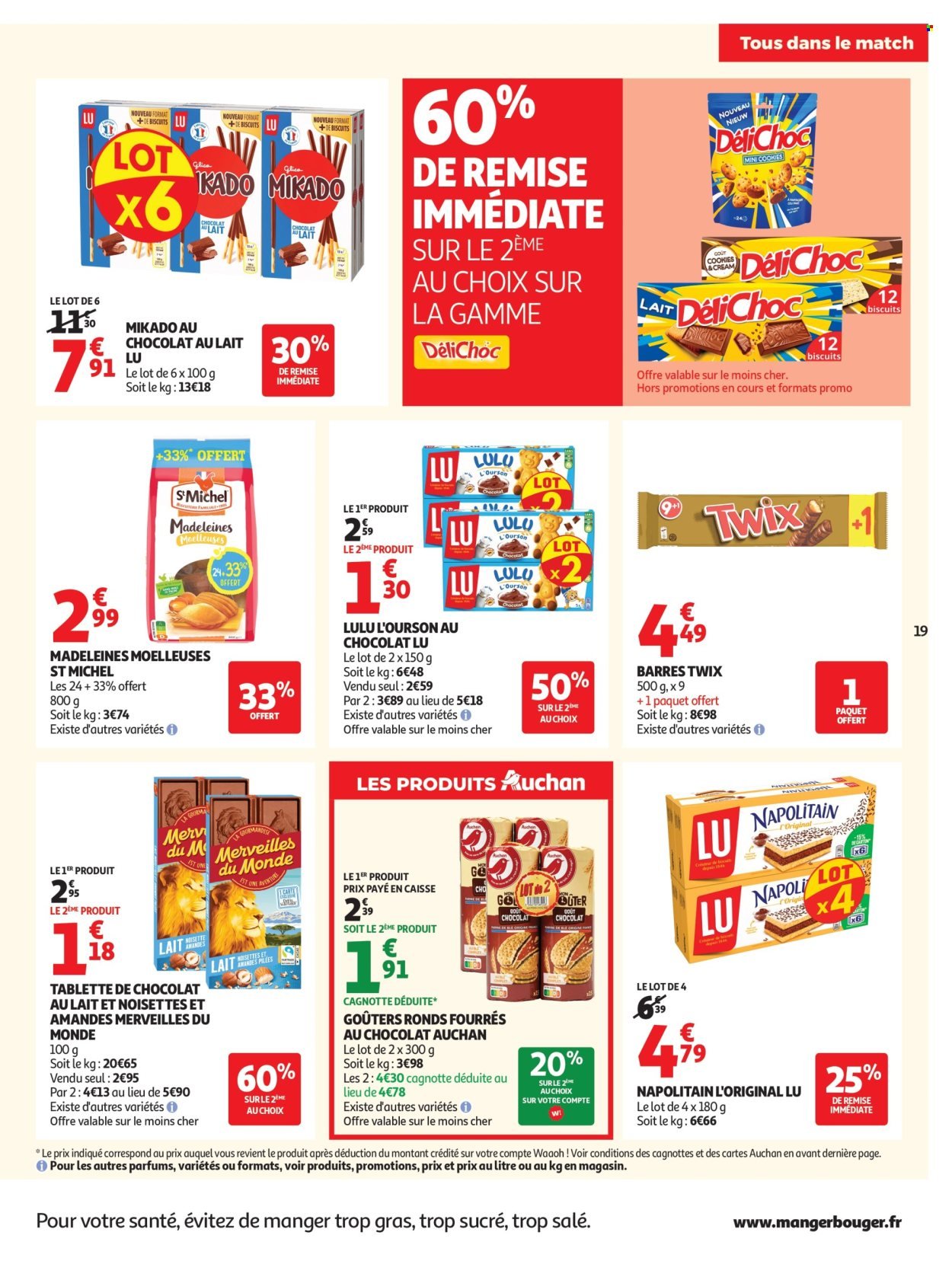 Catalogue AUCHAN - Produits laitiers supers