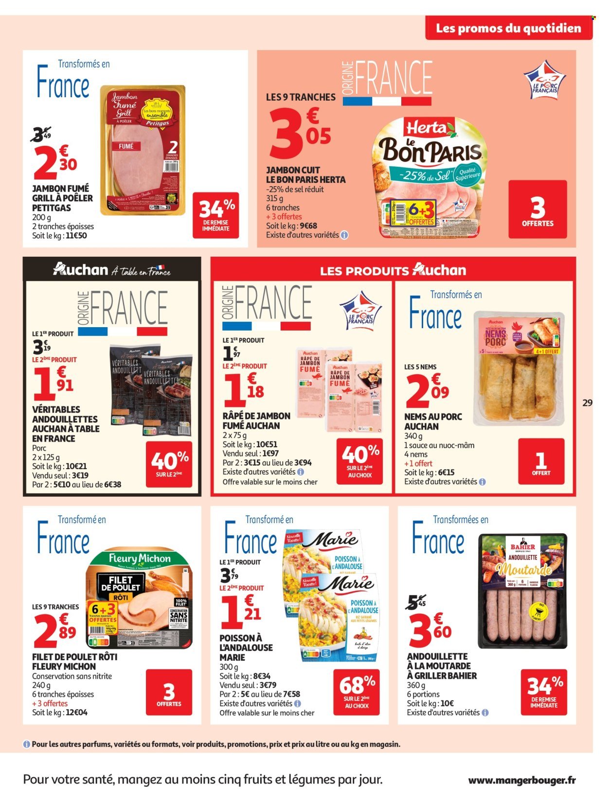 Catalogue AUCHAN - Produits laitiers supers