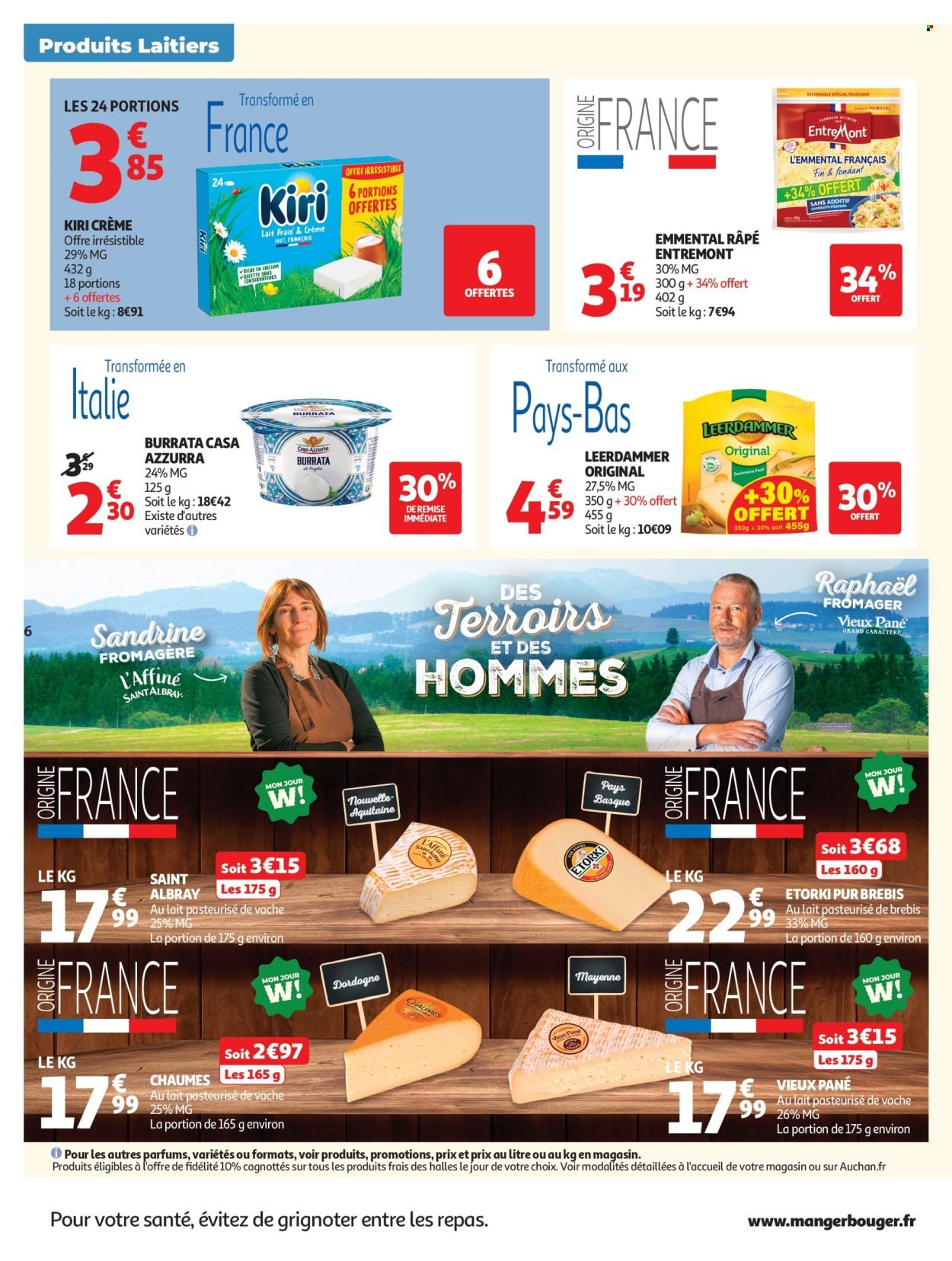 Catalogue AUCHAN - Produits laitiers supers