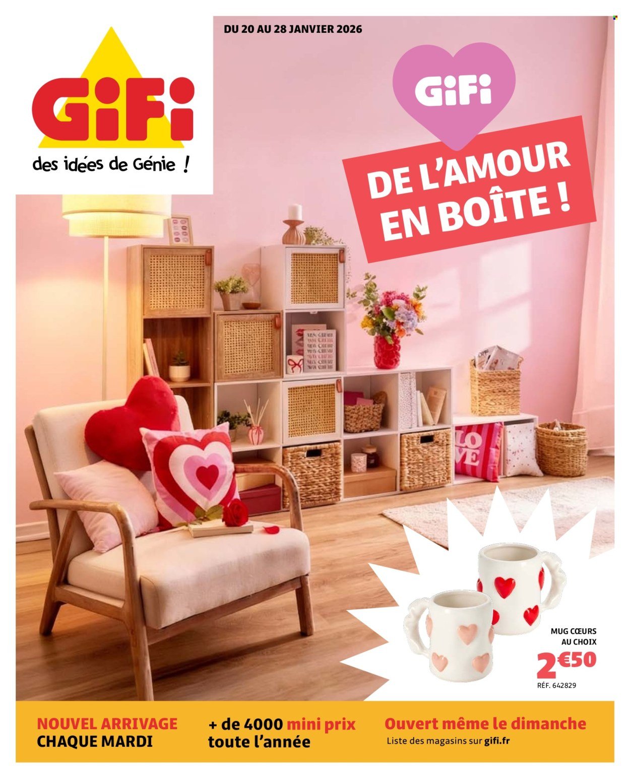 Catalogue GIFI - GiFi de l'amour en boîte