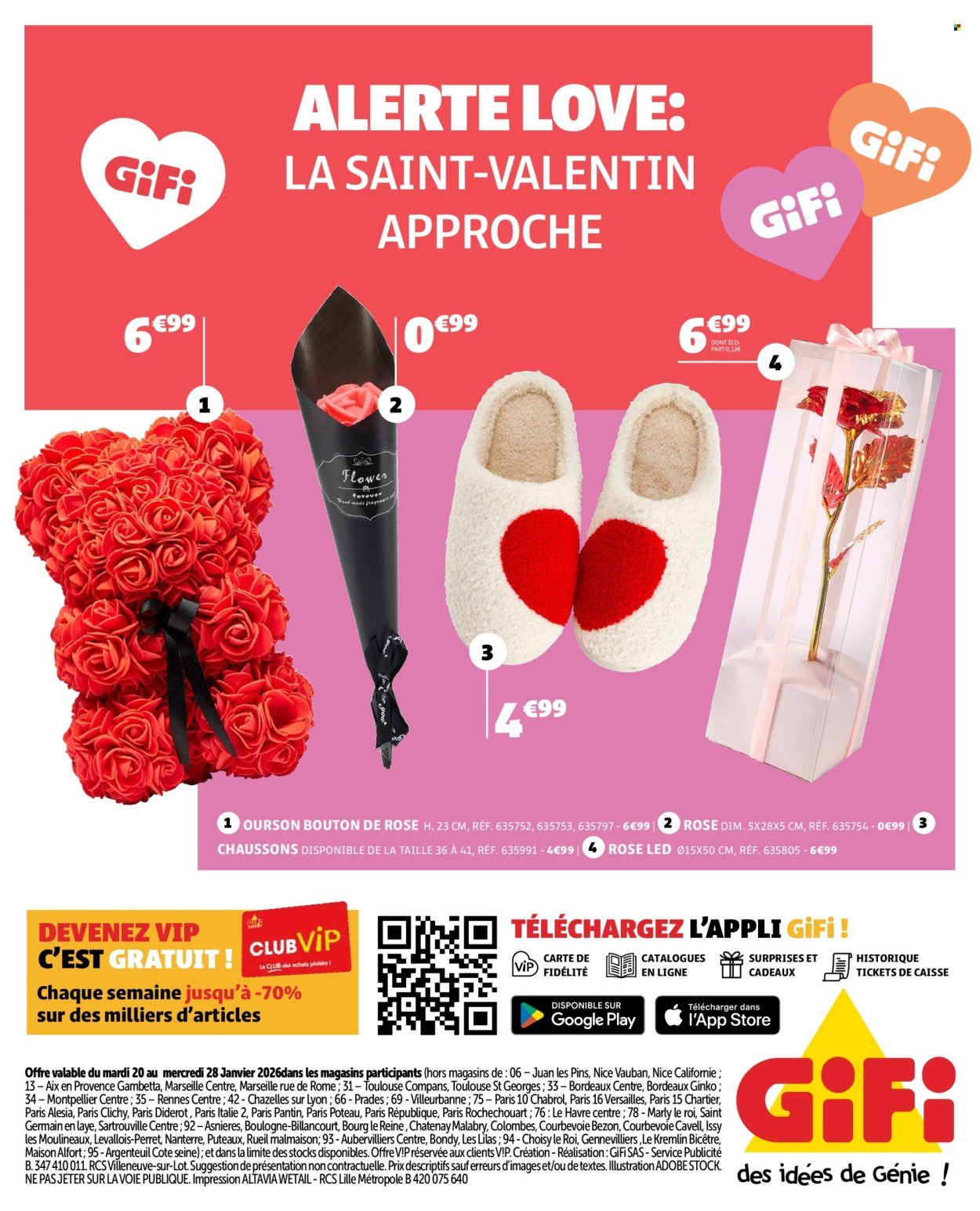 Catalogue GIFI - GiFi de l'amour en boîte