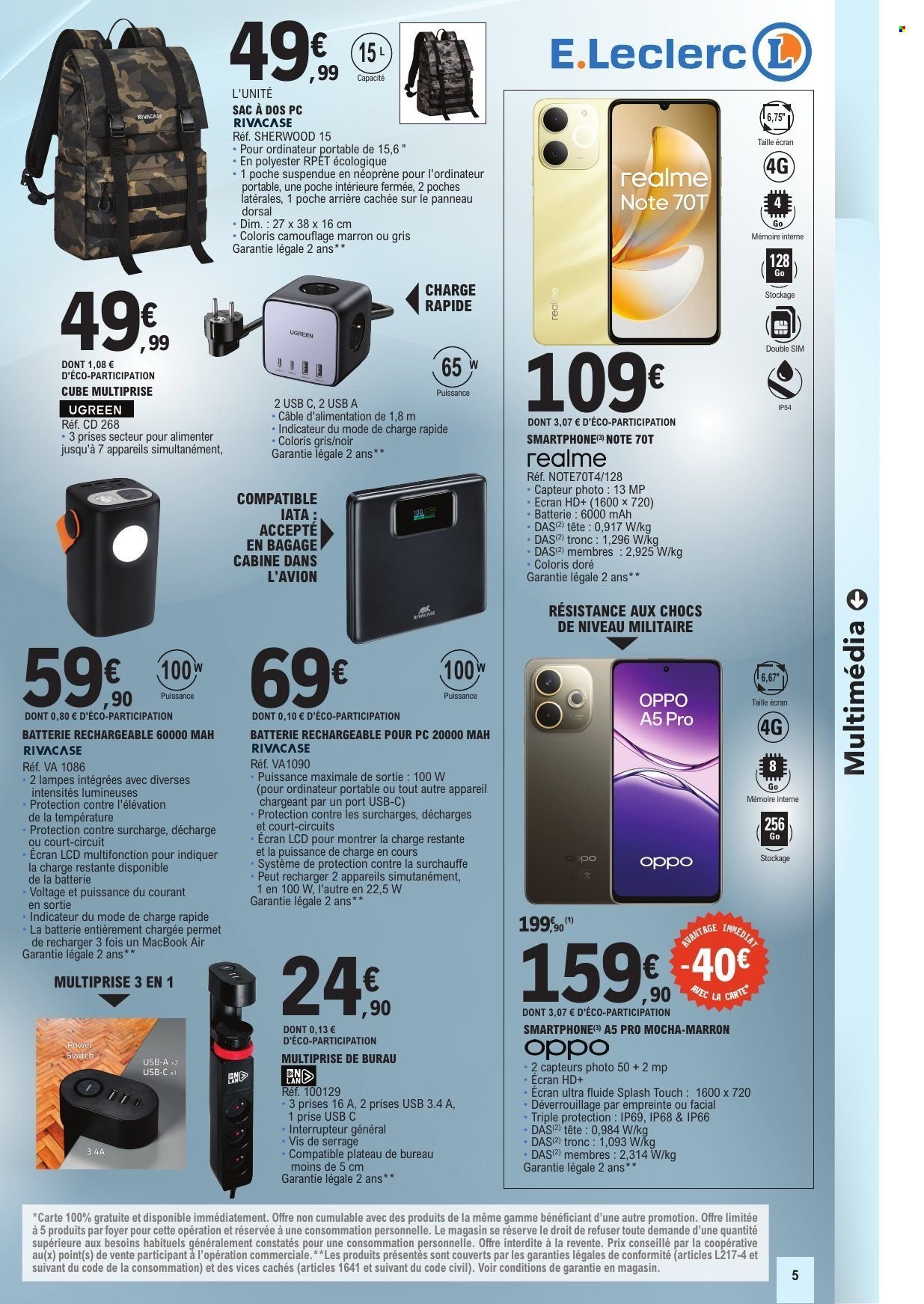 Catalogue E.LECLERC - BONS PLANS SEPTEMBRE 2026