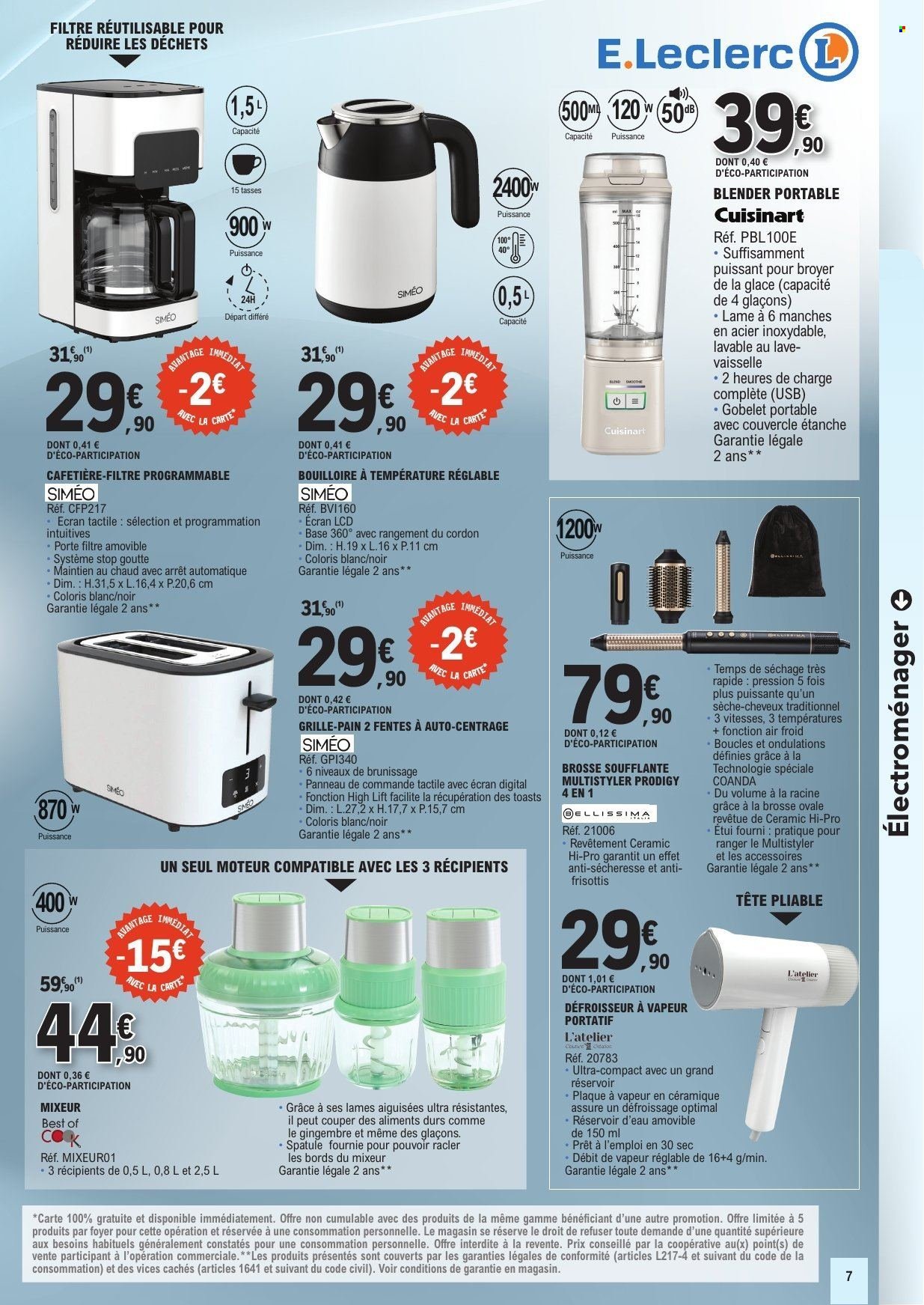 Catalogue E.LECLERC - BONS PLANS SEPTEMBRE 2026