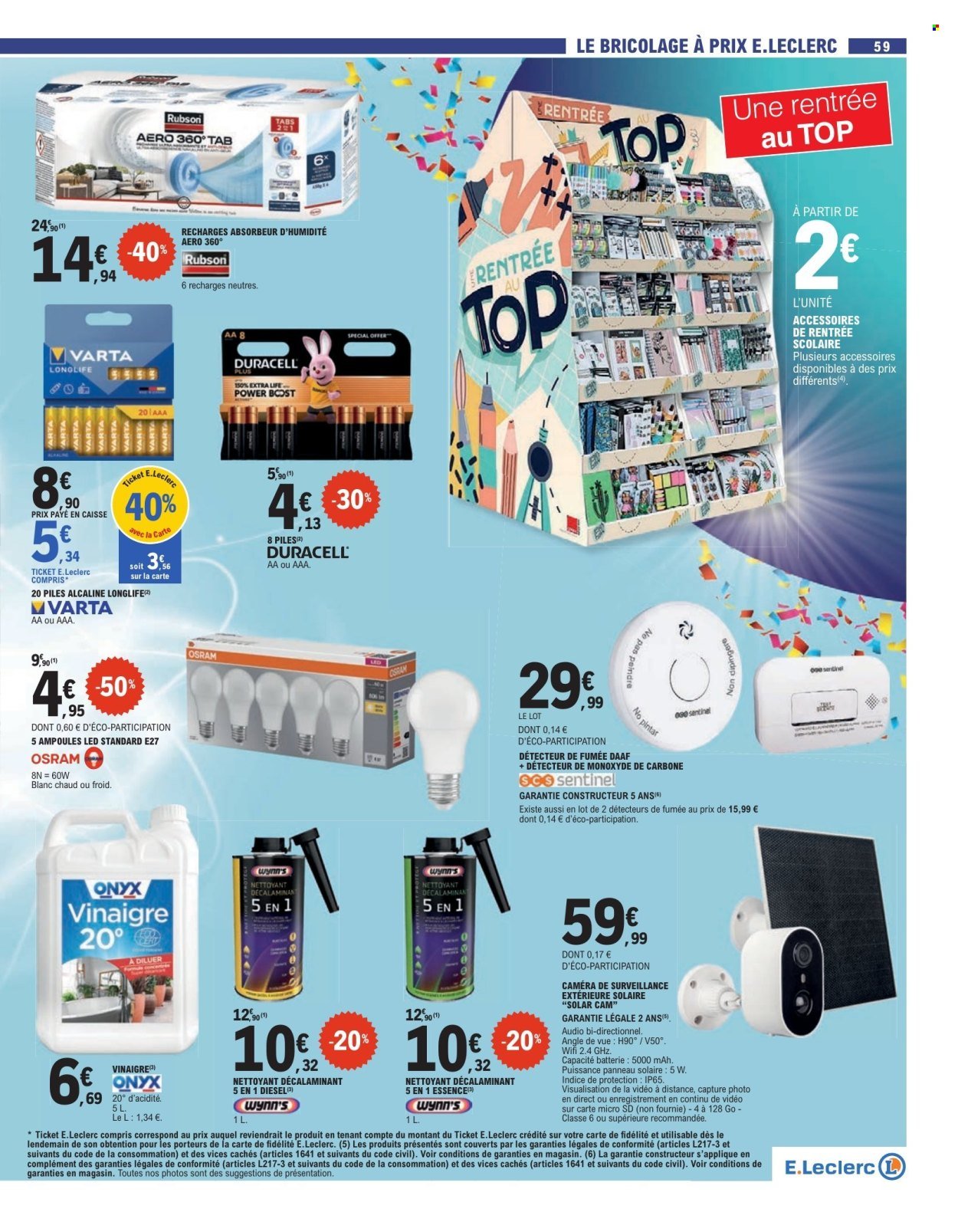 Catalogue E.LECLERC - ANNIVERSAIRE