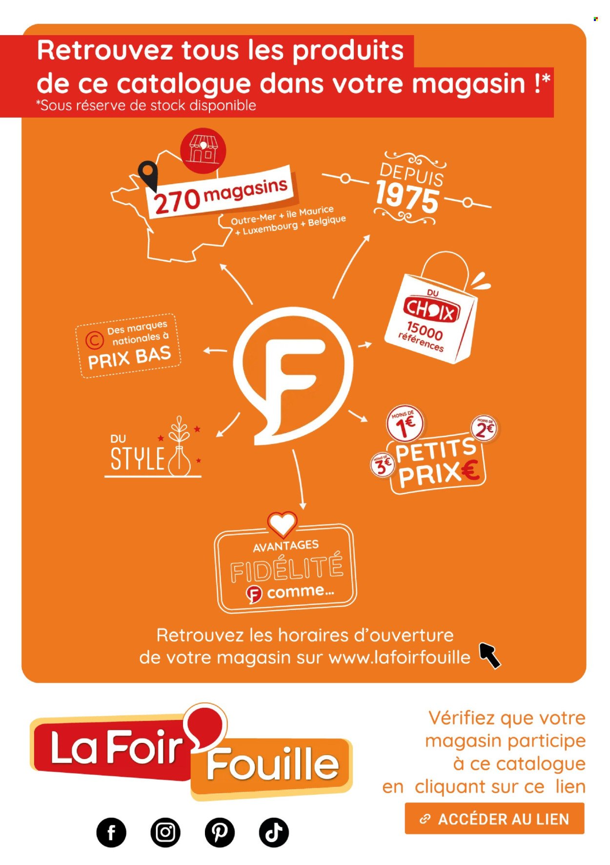 Catalogue LA FOIR'FOUILLE - Du lundi 18 mai 2026