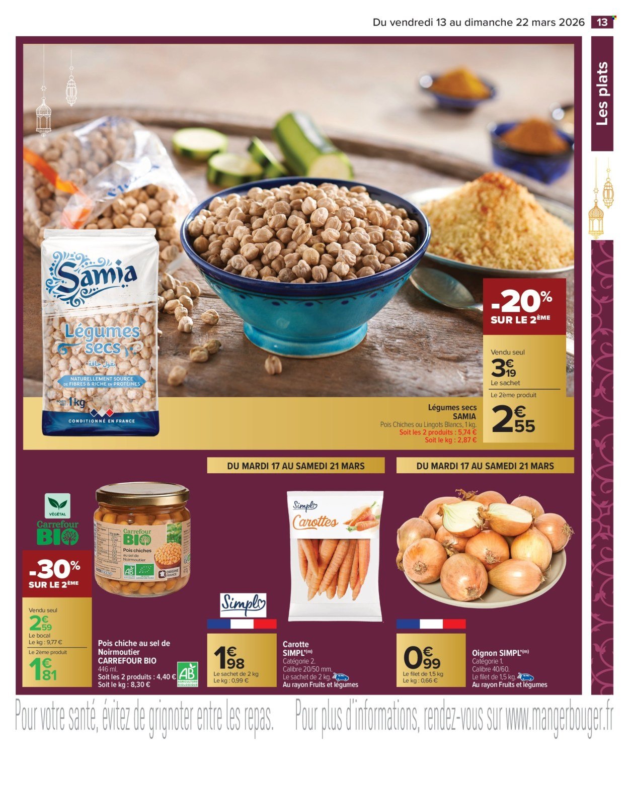Catalogue CARREFOUR MARKET - AÏD EL FITR (2026-03-13 - 2026-03-22)