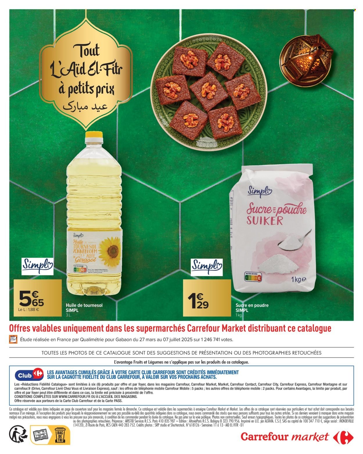 Catalogue CARREFOUR MARKET - AÏD EL FITR (2026-03-13 - 2026-03-22)