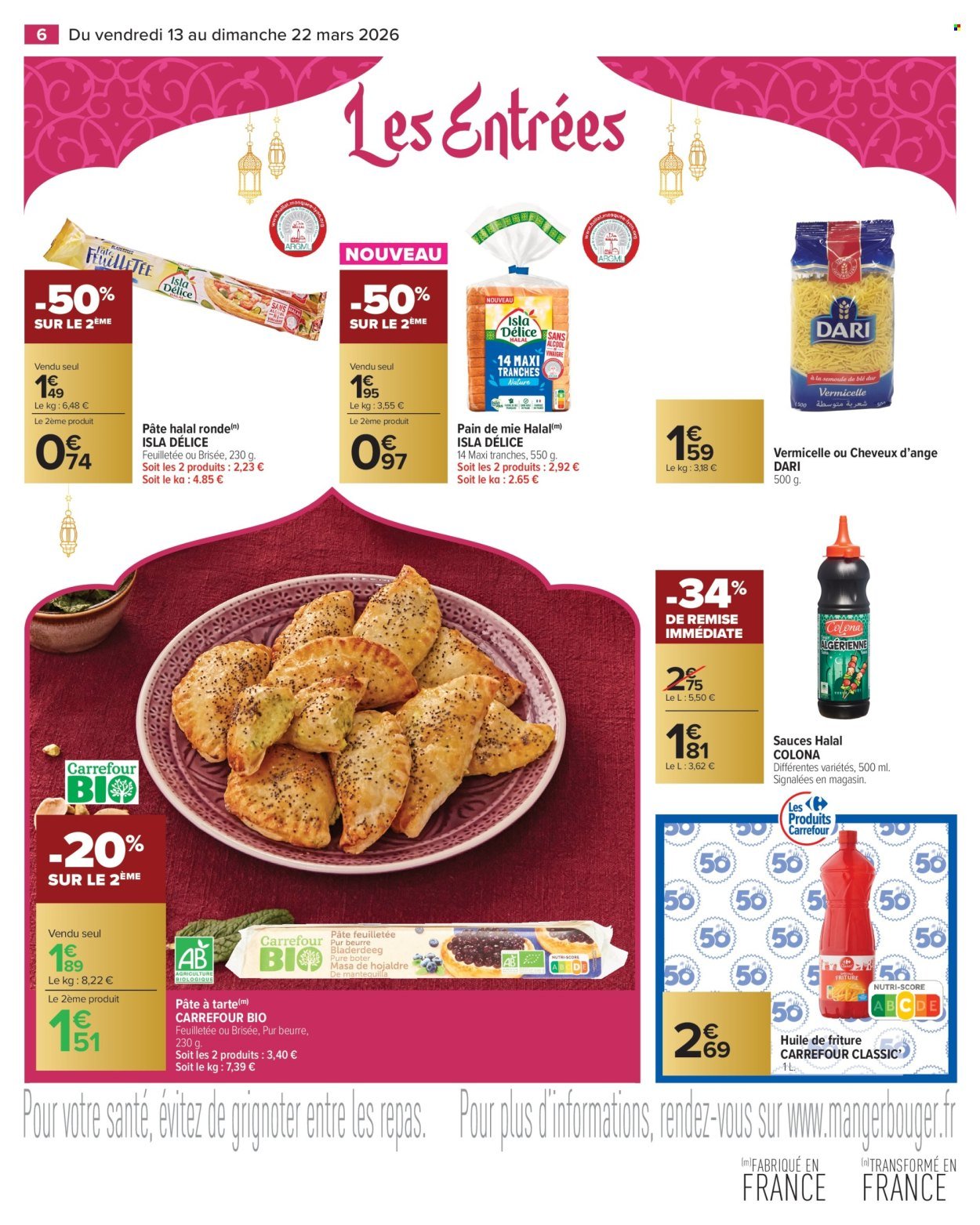 Catalogue CARREFOUR MARKET - AÏD EL FITR (2026-03-13 - 2026-03-22)
