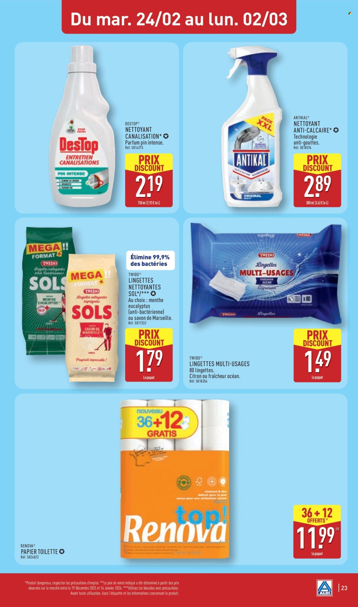 Catalogue ALDI - Propreté illimitée  josqu'à -80% sur le 2ème (2026-02-24 - 2026-03-02)