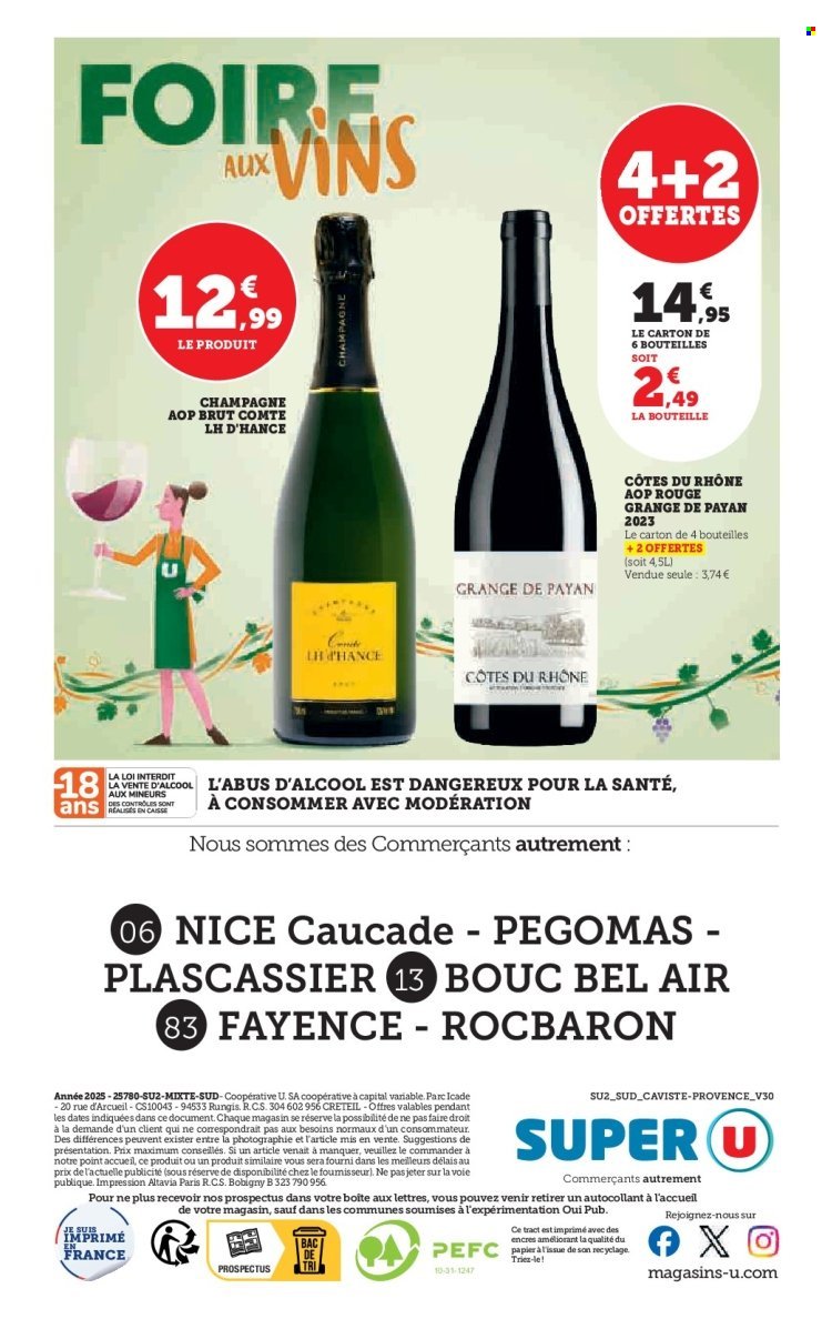Catalogue SUPER U - FOIRE AUX VINS (2025-09-23 - 2025-10-05)