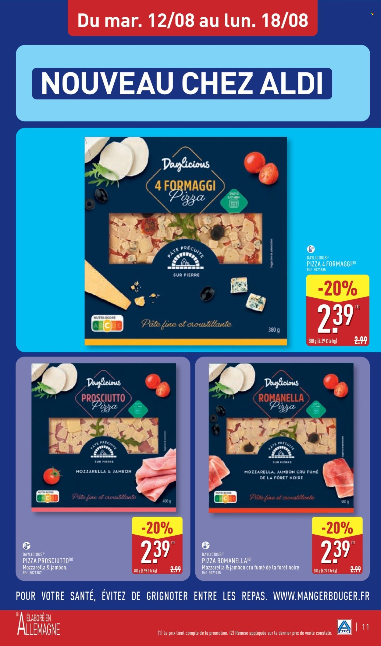 Catalogue ALDI - Nos produits rentrée à moins de 2 € (2025-08-12 - 2025-08-18)