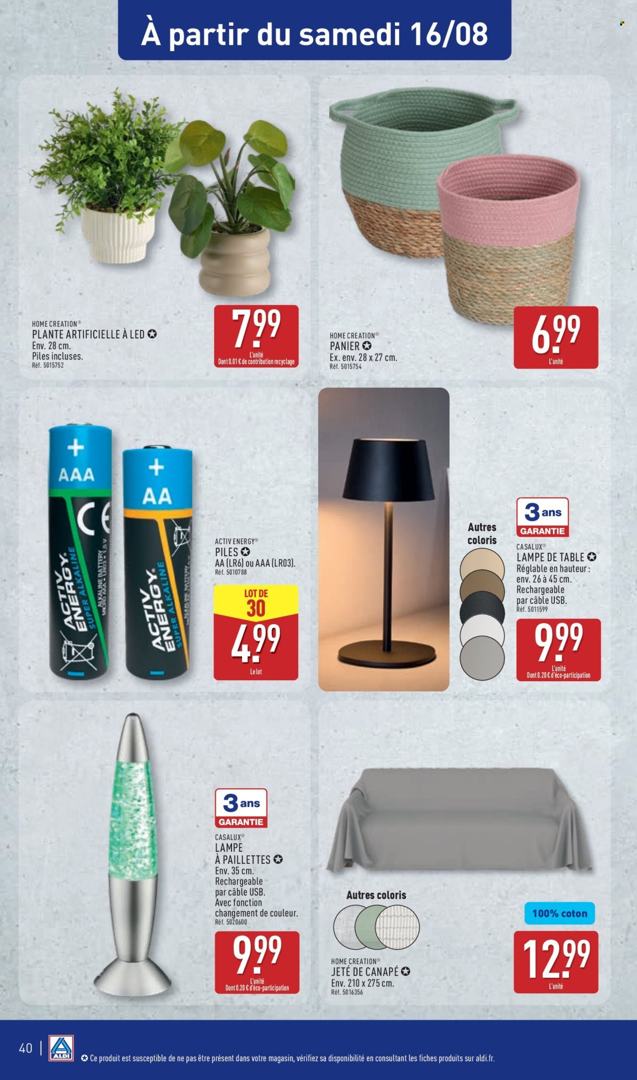 Catalogue ALDI - Nos produits rentrée à moins de 2 € (2025-08-12 - 2025-08-18)