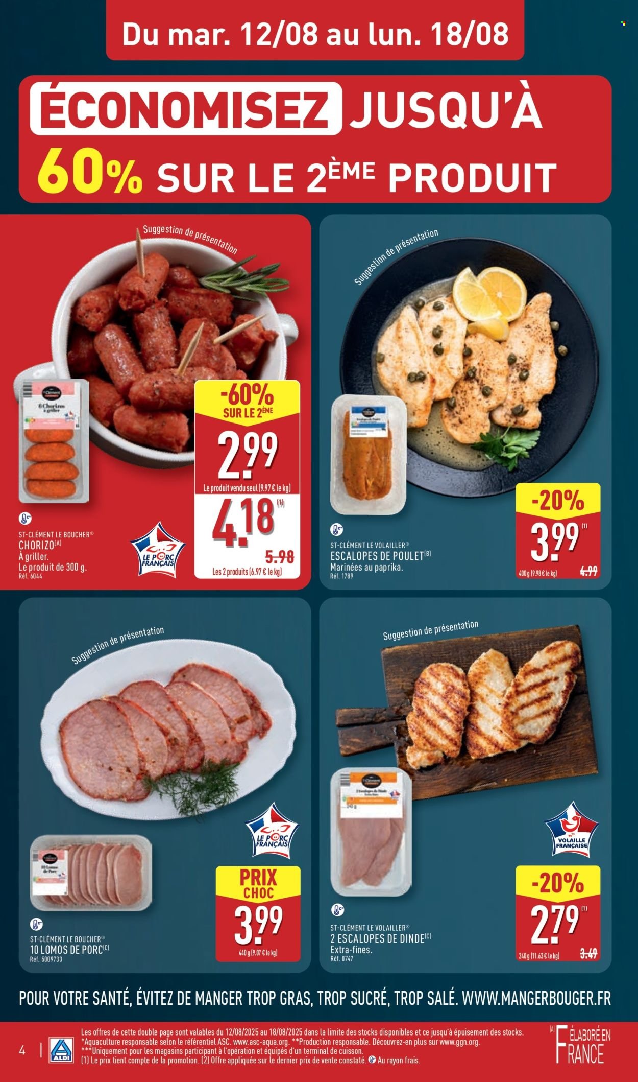 Catalogue ALDI - Nos produits rentrée à moins de 2 € (2025-08-12 - 2025-08-18)
