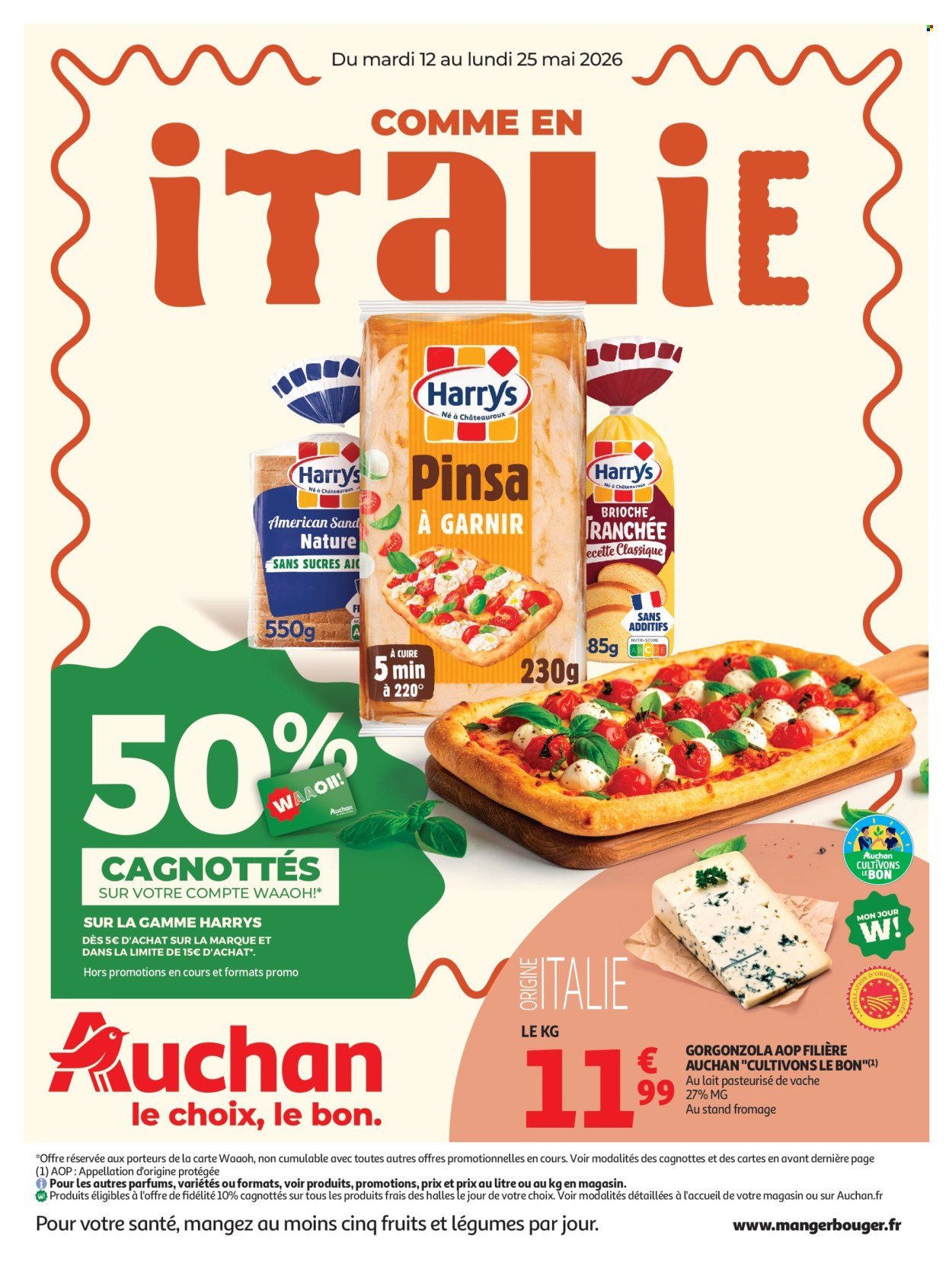 Catalogue AUCHAN - Saveurs Italie hypers