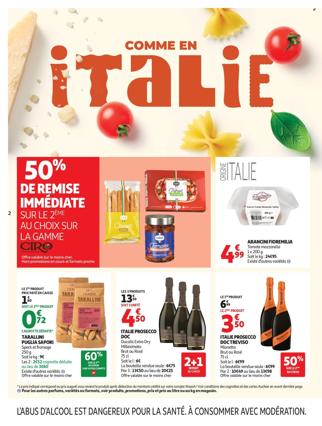 Catalogue AUCHAN - Saveurs Italie hypers