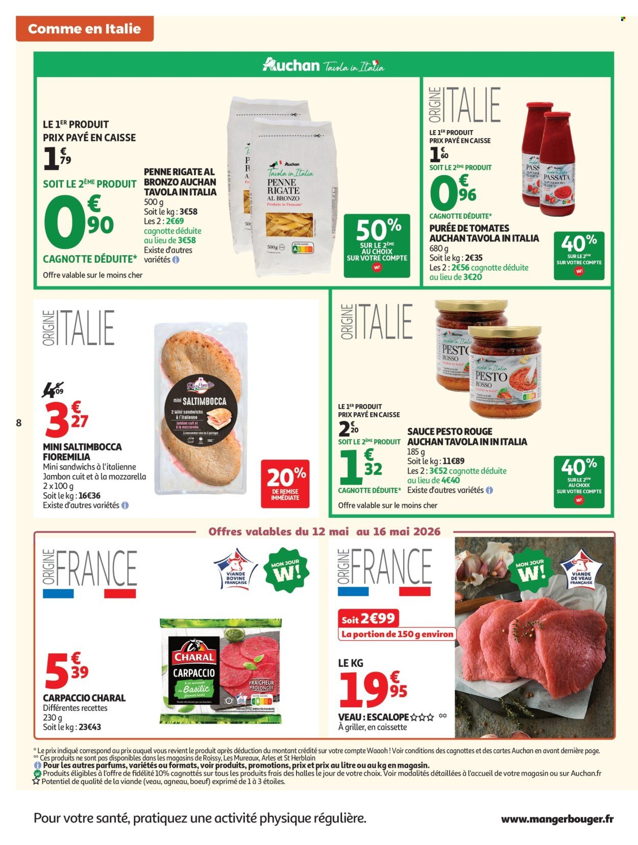 Catalogue AUCHAN - Saveurs Italie hypers (2026-05-12 - 2026-05-25)