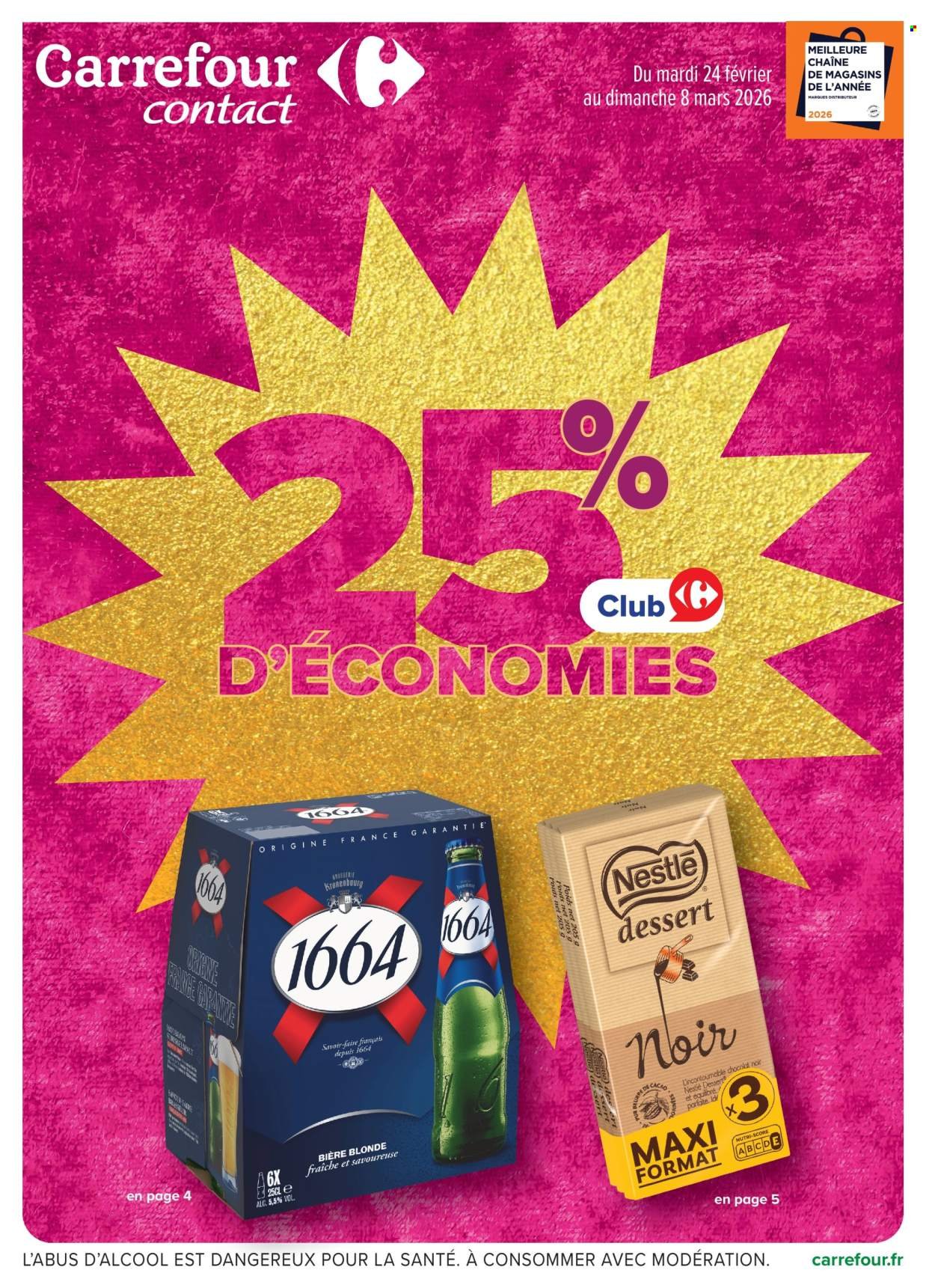 Catalogue CARREFOUR CONTACT - VIP : DES PROMOS TRÈS IMPORTANTES (2026-02-24 - 2026-03-08)