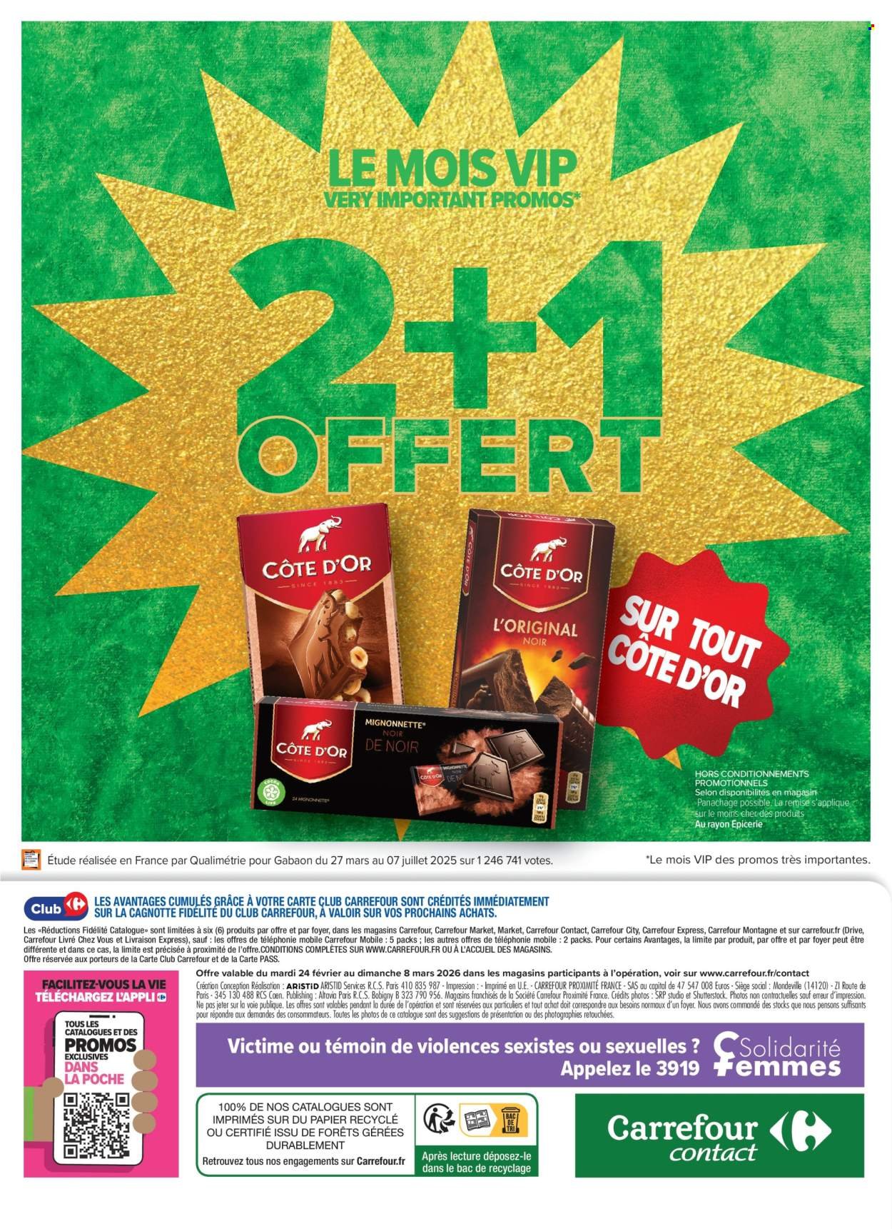 Catalogue CARREFOUR CONTACT - VIP : DES PROMOS TRÈS IMPORTANTES (2026-02-24 - 2026-03-08)