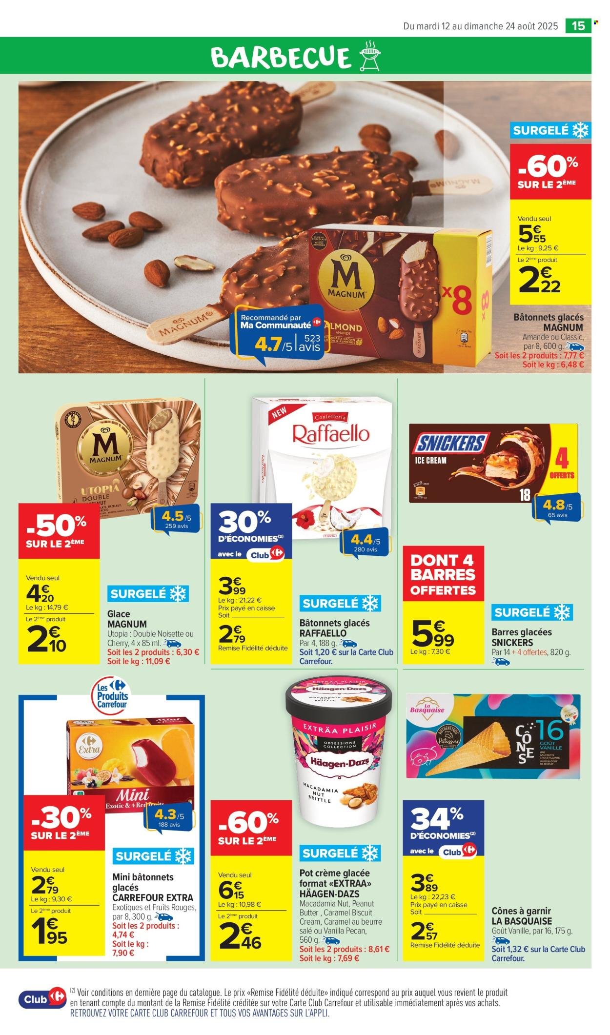 Catalogue CARREFOUR MARKET - SPÉCIAL GLACES ! (2025-08-12 - 2025-08-24)