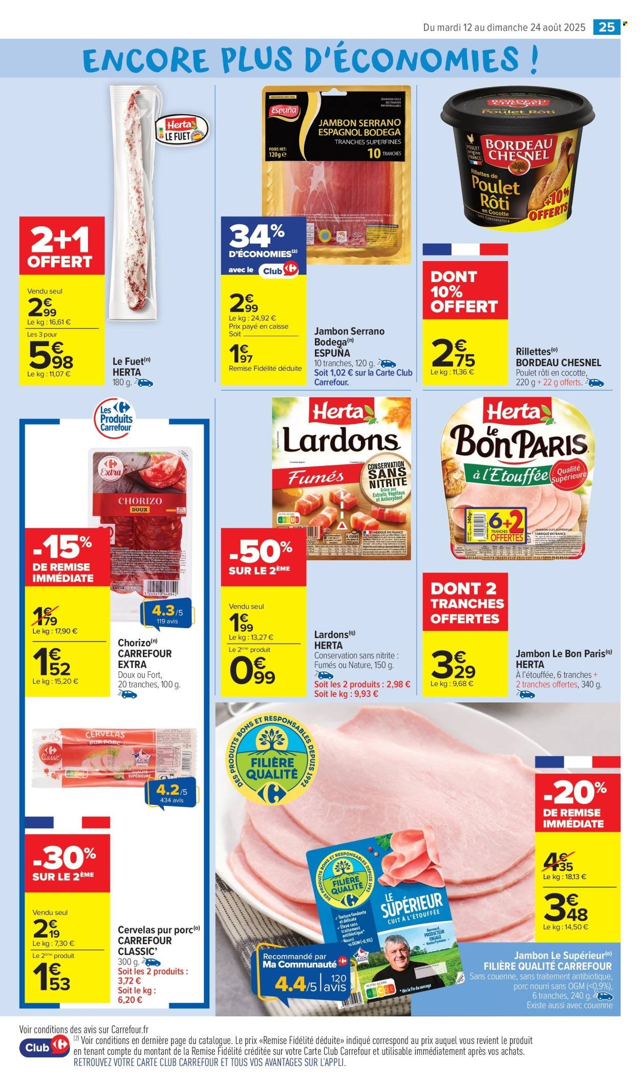 Catalogue CARREFOUR MARKET - SPÉCIAL GLACES ! (2025-08-12 - 2025-08-24)