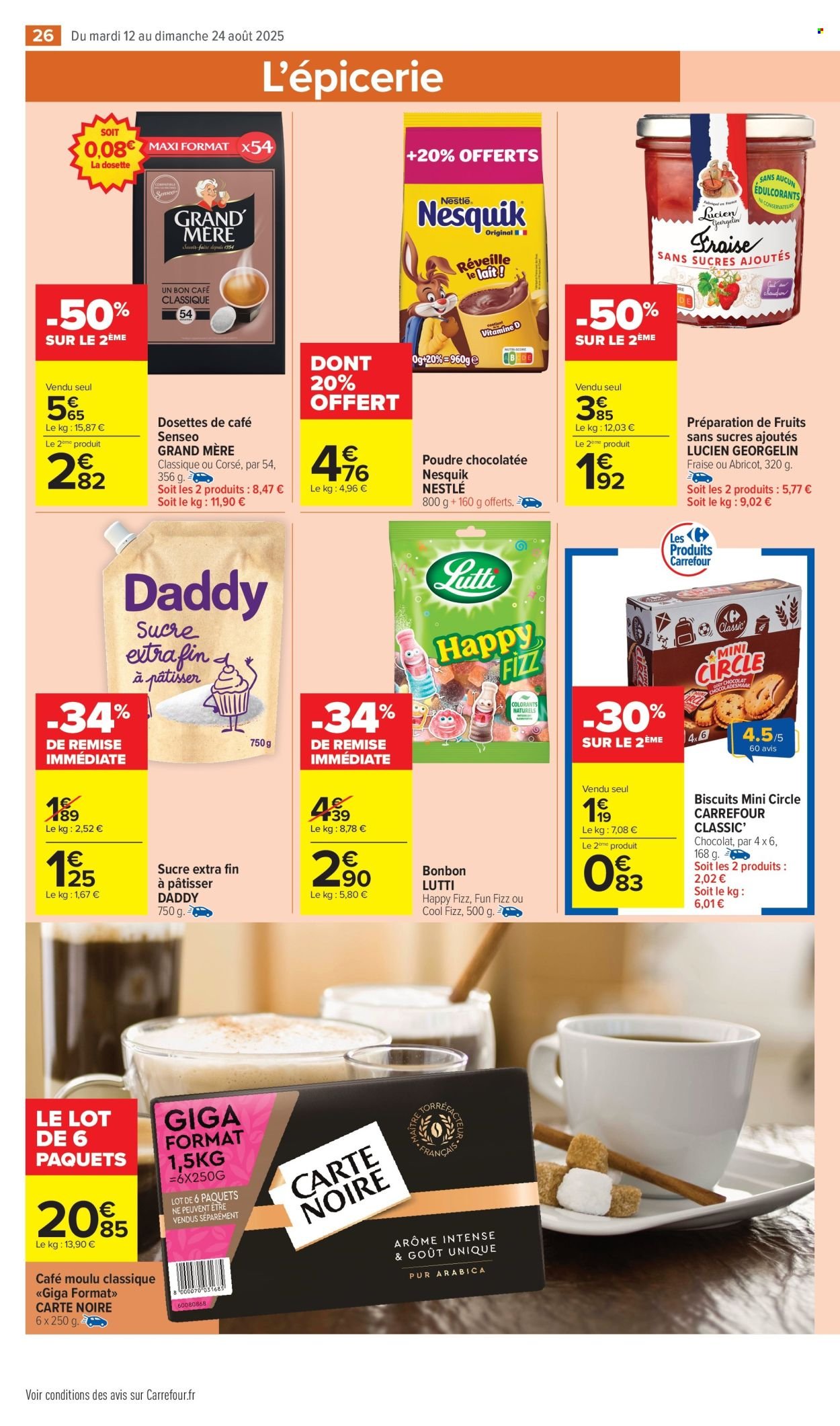 Catalogue CARREFOUR MARKET - SPÉCIAL GLACES ! (2025-08-12 - 2025-08-24)