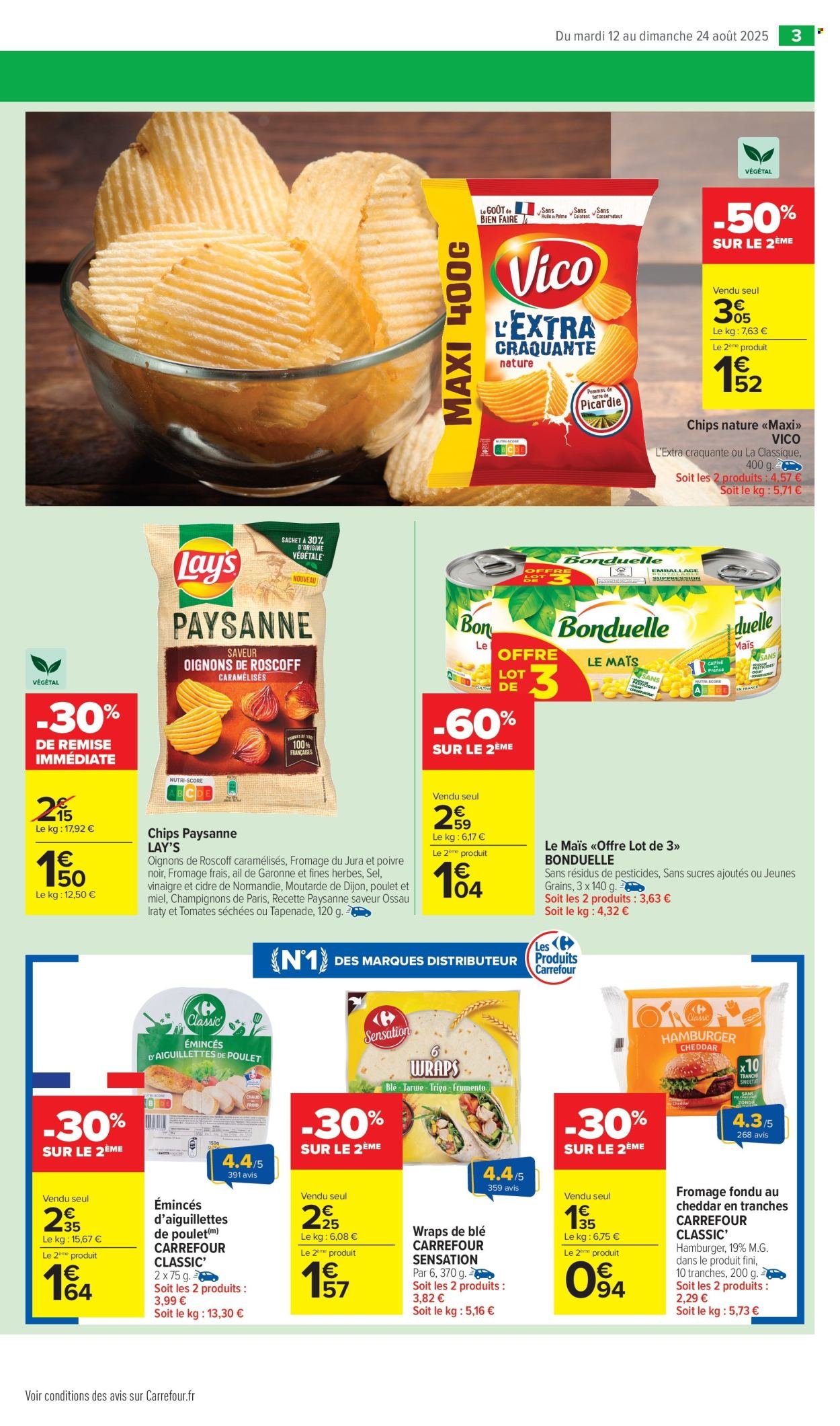Catalogue CARREFOUR MARKET - SPÉCIAL GLACES ! (2025-08-12 - 2025-08-24)