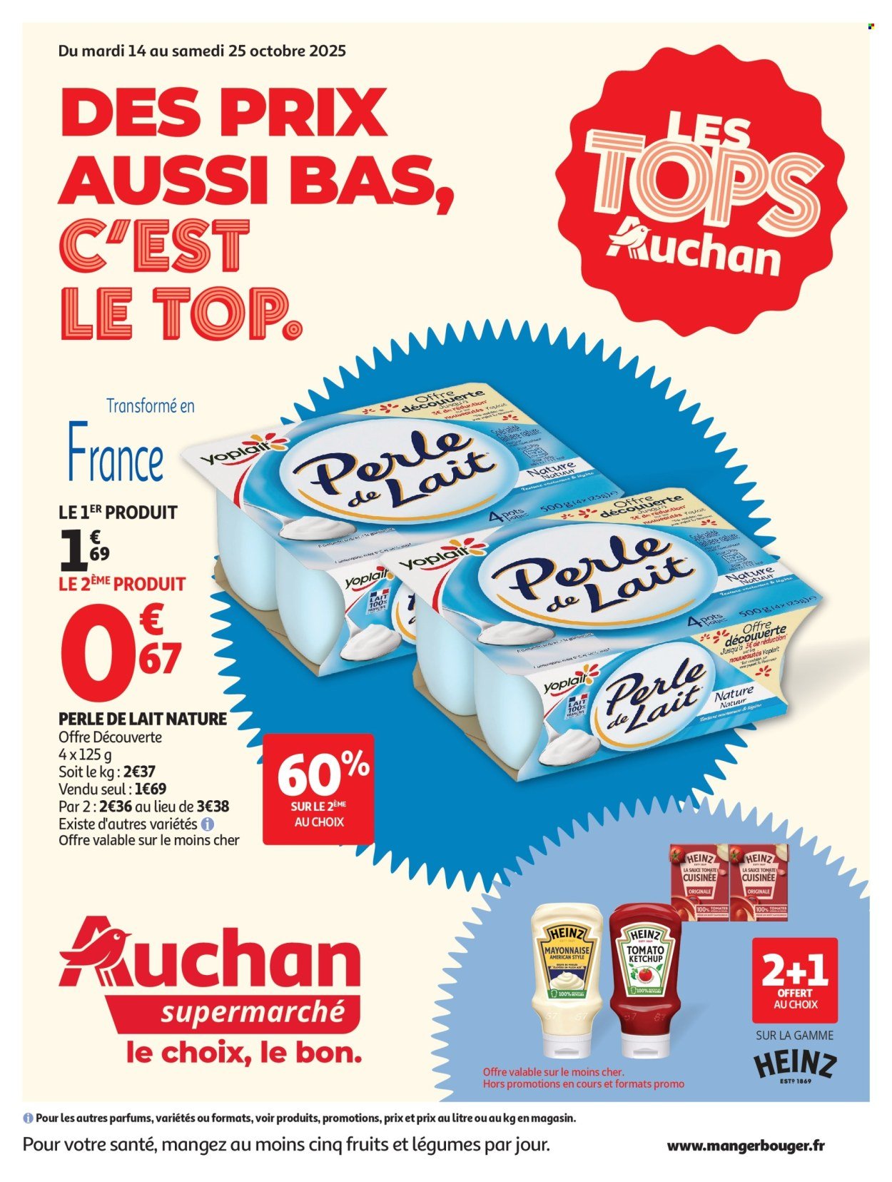 Catalogue AUCHAN - Des prix aussi bas, c'est le top dans votre super (2025-10-14 - 2025-10-25)