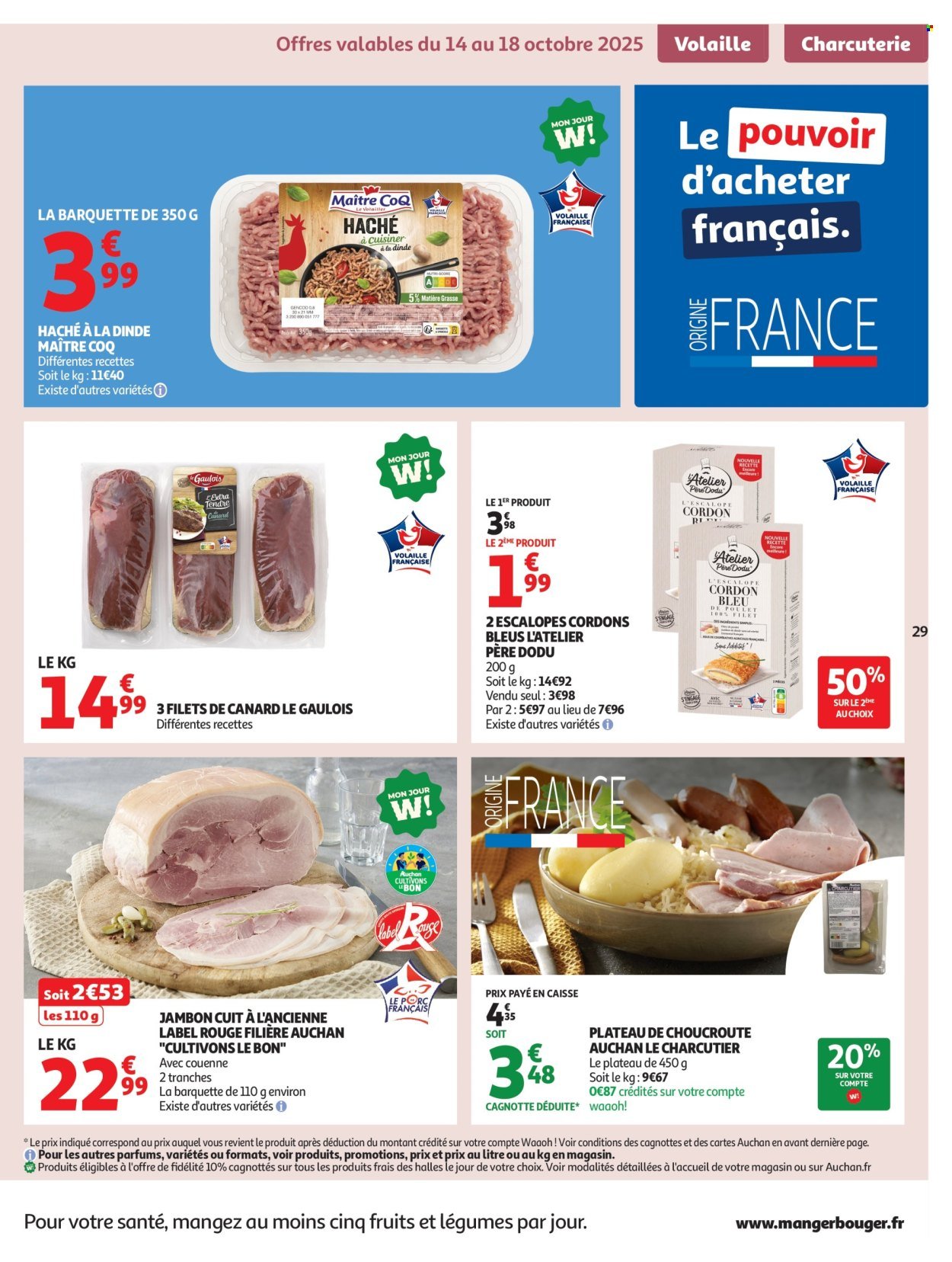 Catalogue AUCHAN - Des prix aussi bas, c'est le top dans votre super (2025-10-14 - 2025-10-25)