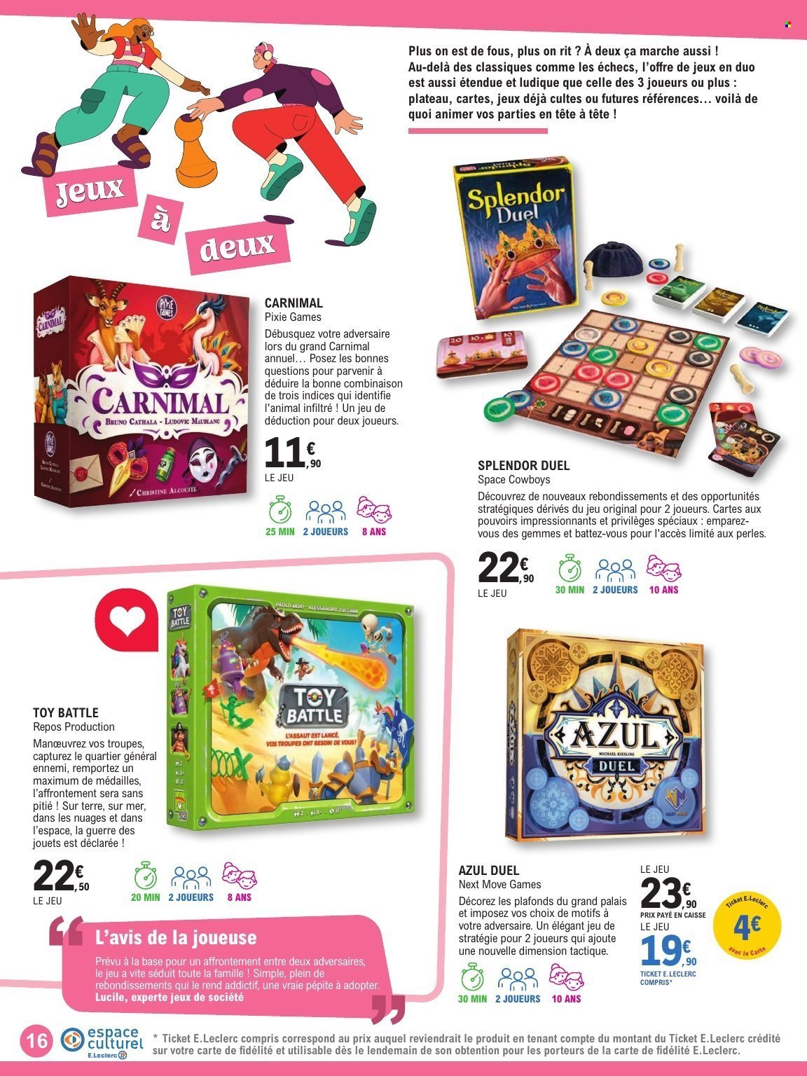 Catalogue E.LECLERC - GUIDE LUDO & JEUX DE SOCIETE