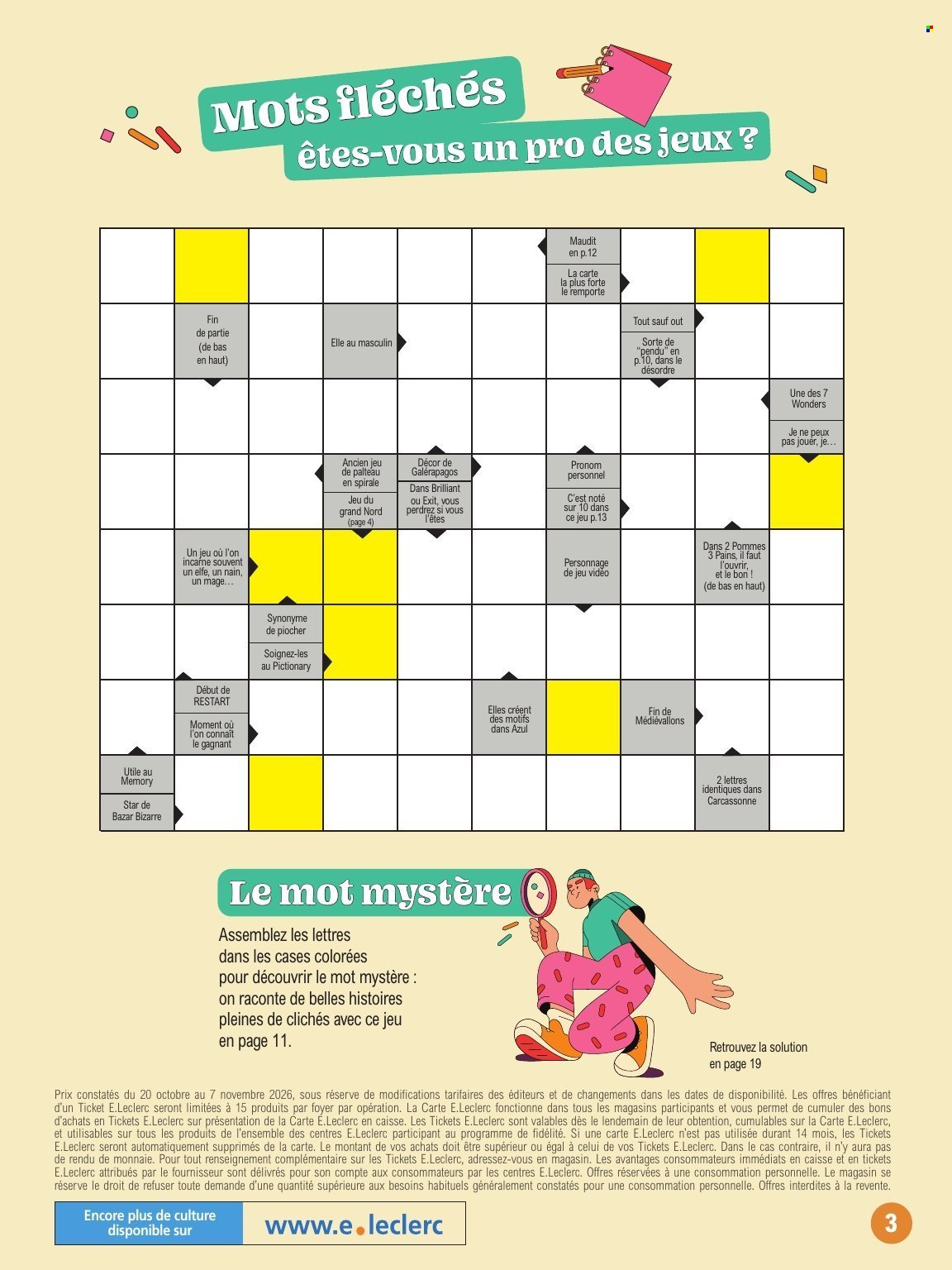 Catalogue E.LECLERC - GUIDE LUDO & JEUX DE SOCIETE