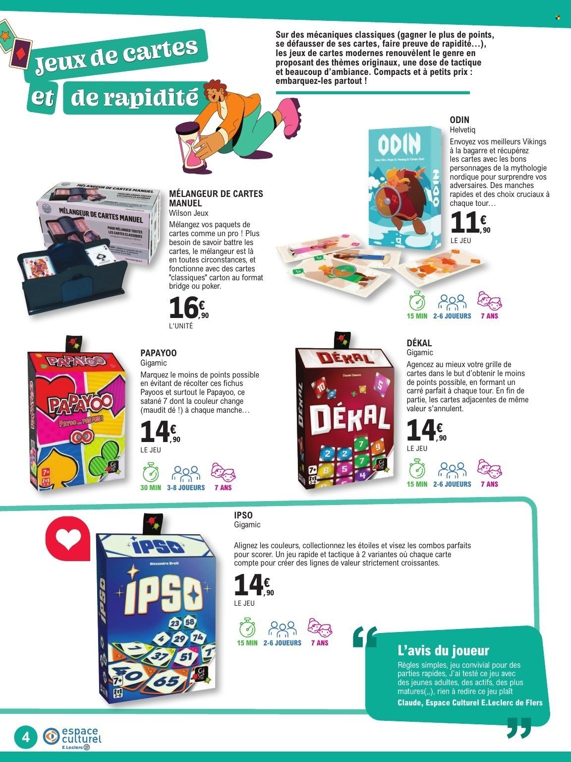 Catalogue E.LECLERC - GUIDE LUDO & JEUX DE SOCIETE