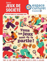 Catalogue E.LECLERC - GUIDE LUDO & JEUX DE SOCIETE