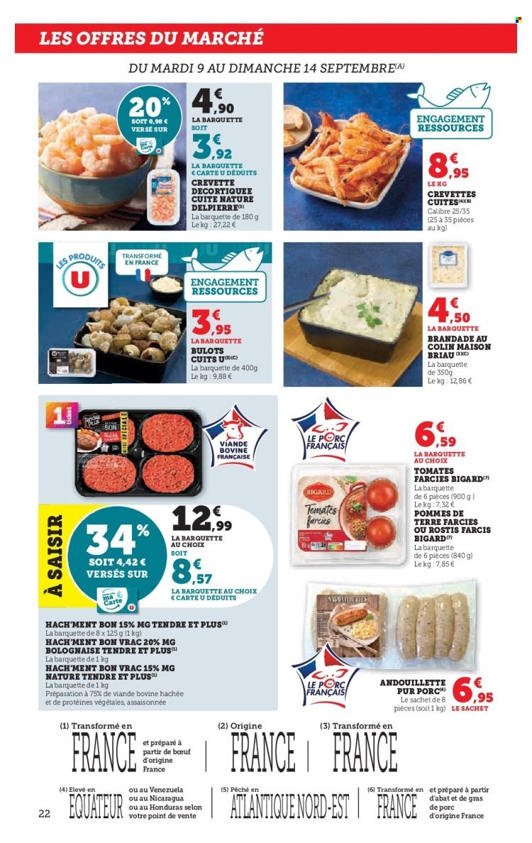 Catalogue SUPER U - Les prix bas de la semaine (2025-09-09 - 2025-09-21)