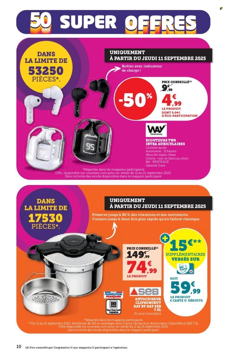 Catalogue SUPER U - Les prix bas de la semaine (2025-09-09 - 2025-09-21)