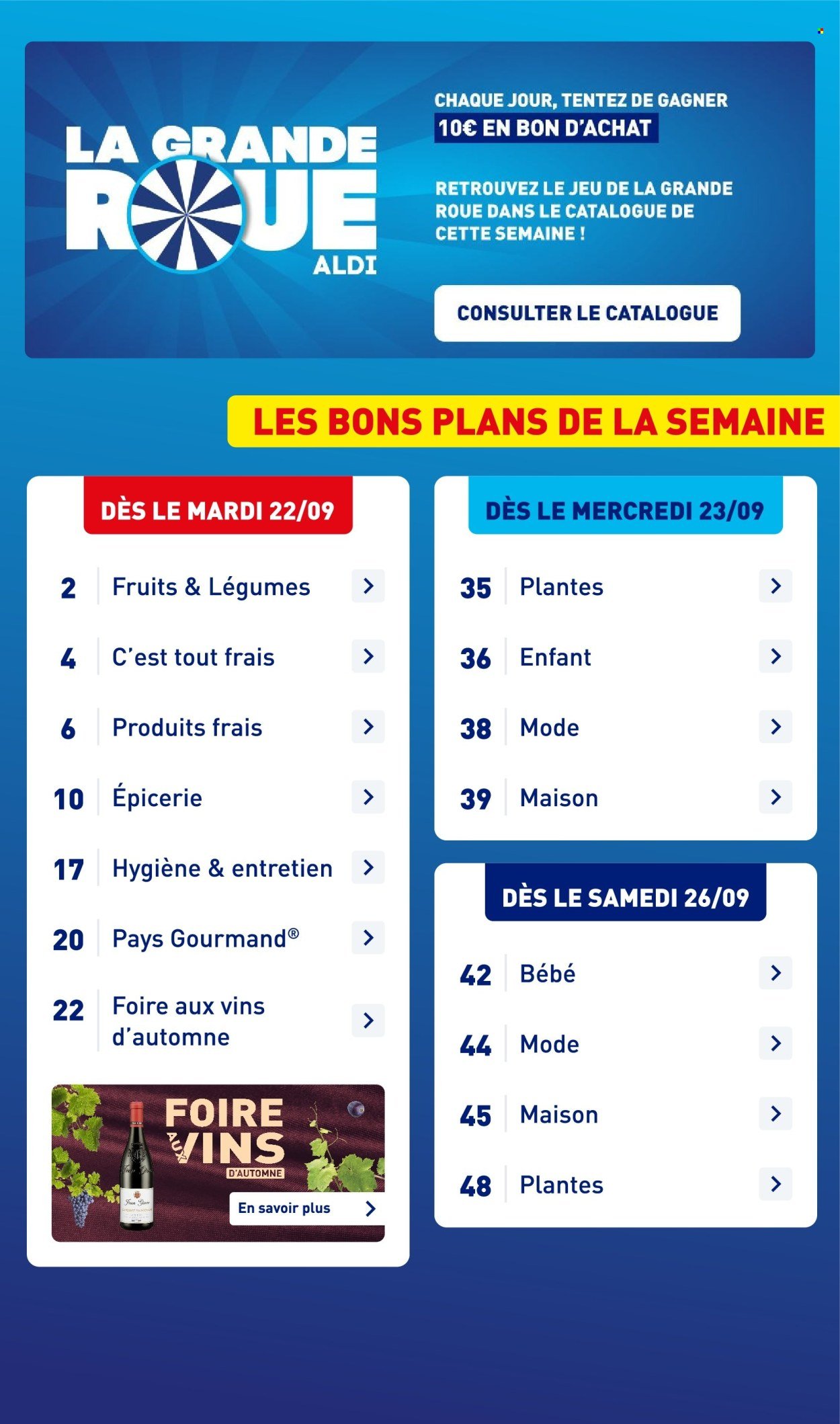 Catalogue ALDI - Foire aux vins d'automne
