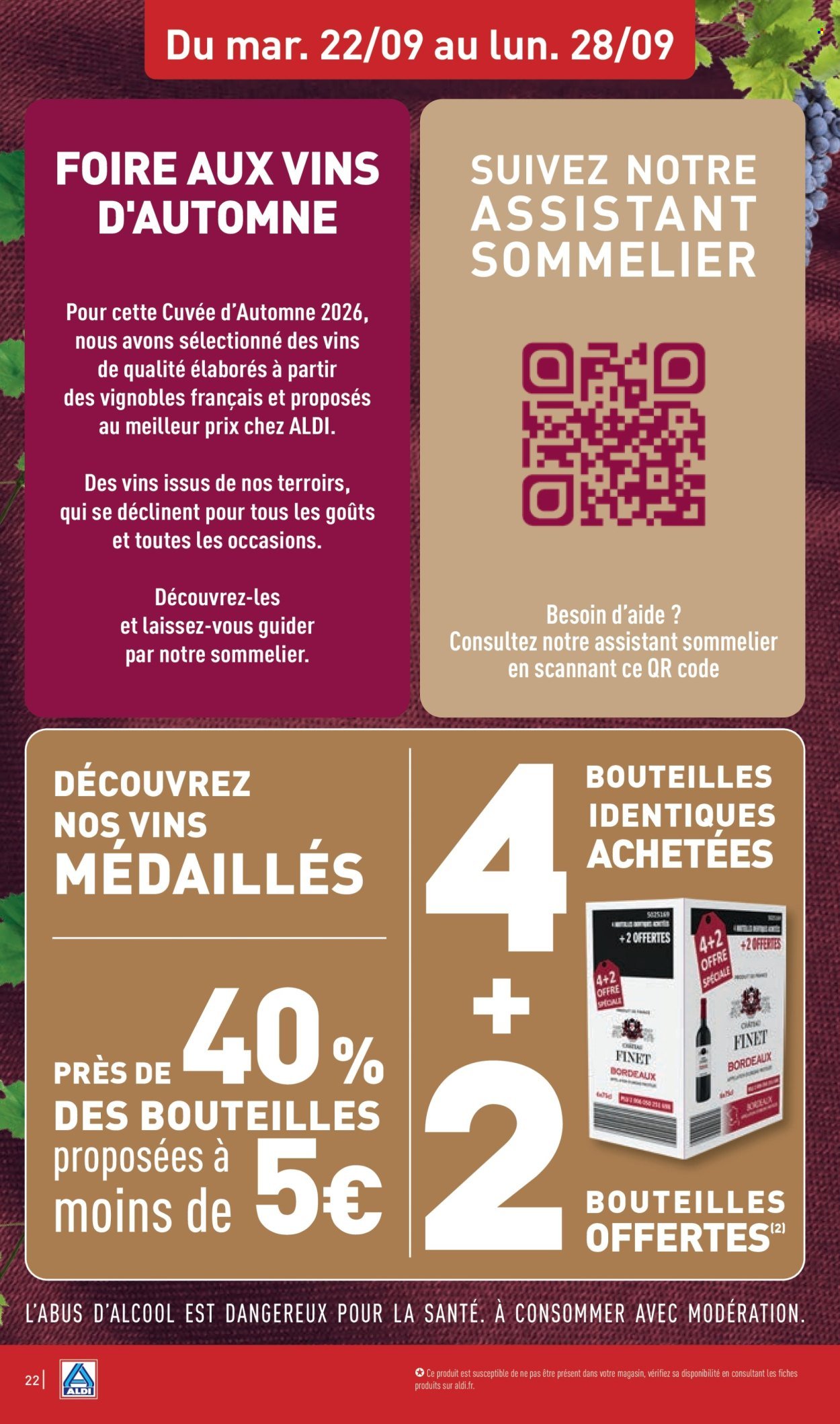 Catalogue ALDI - Foire aux vins d'automne