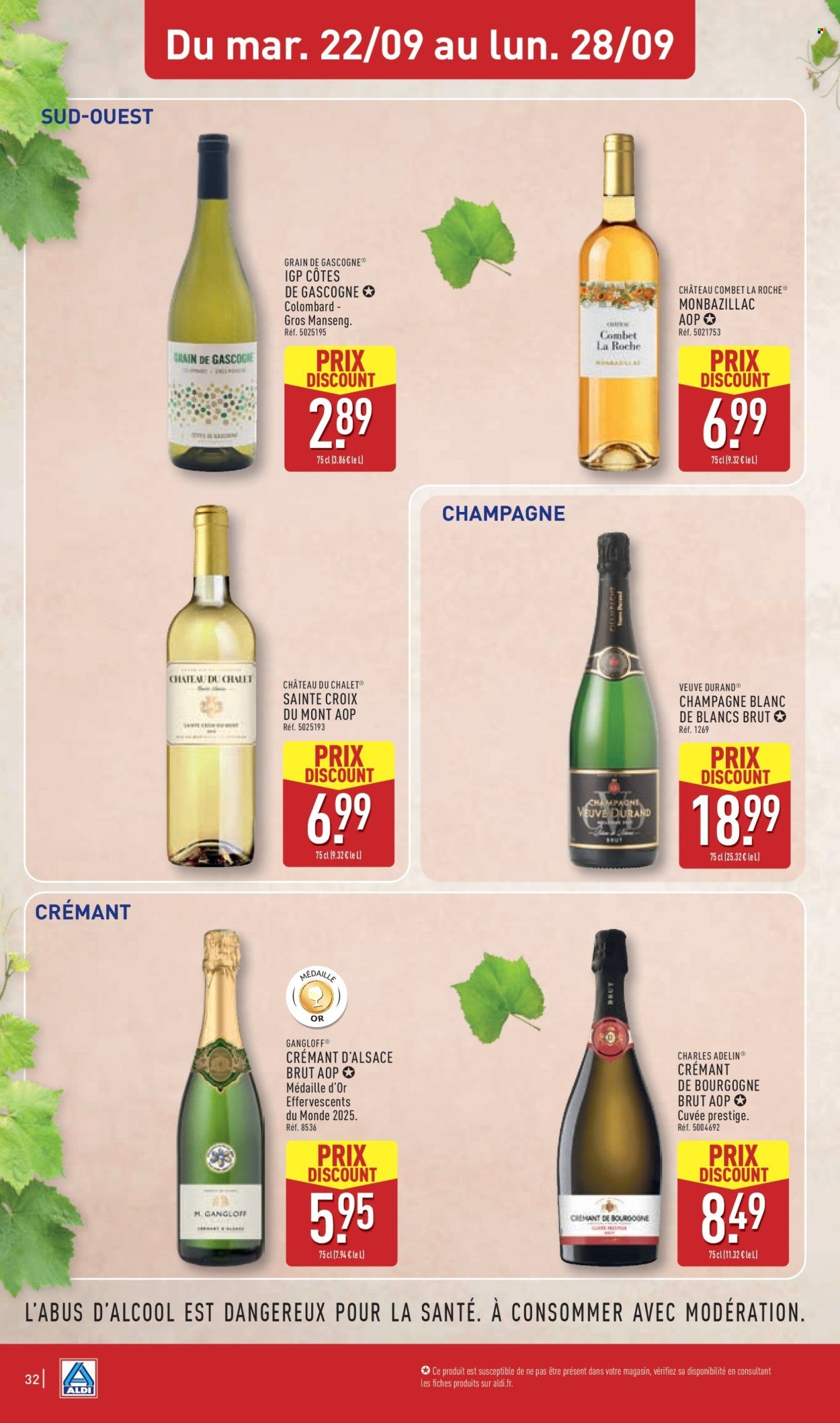 Catalogue ALDI - Foire aux vins d'automne