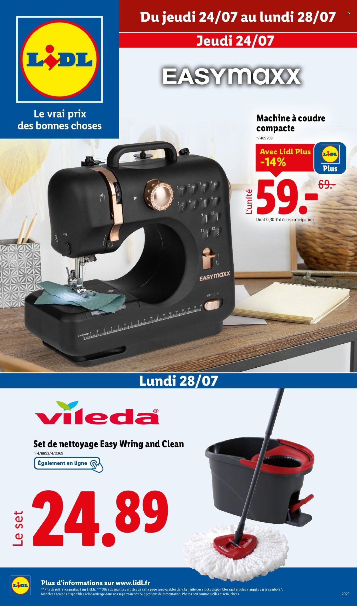 Catalogue LIDL - Les bonnes affaires de la semaine (2025-07-24 - 2025-07-28)