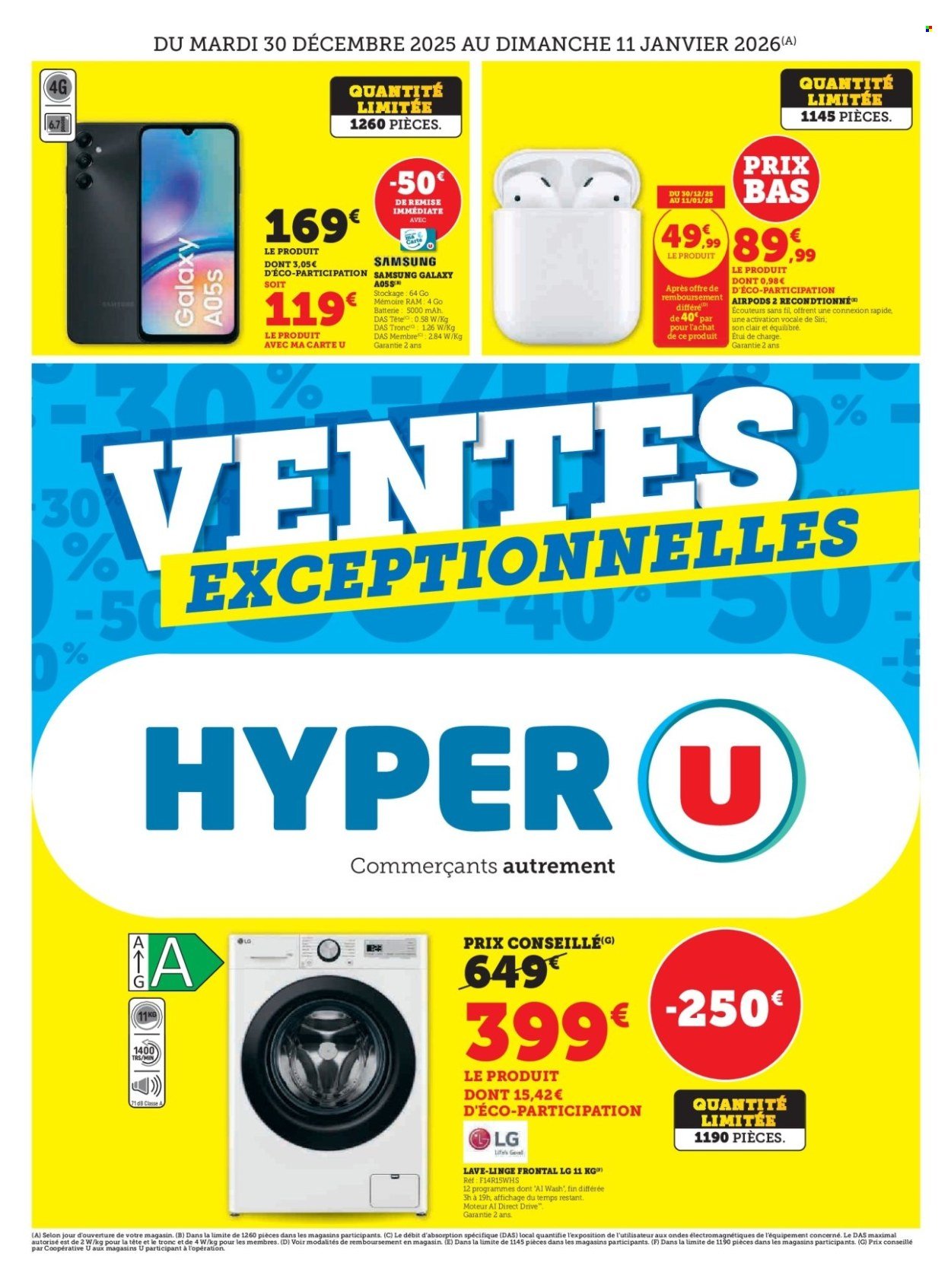 Catalogue HYPER U - Ventes exceptionnelles !