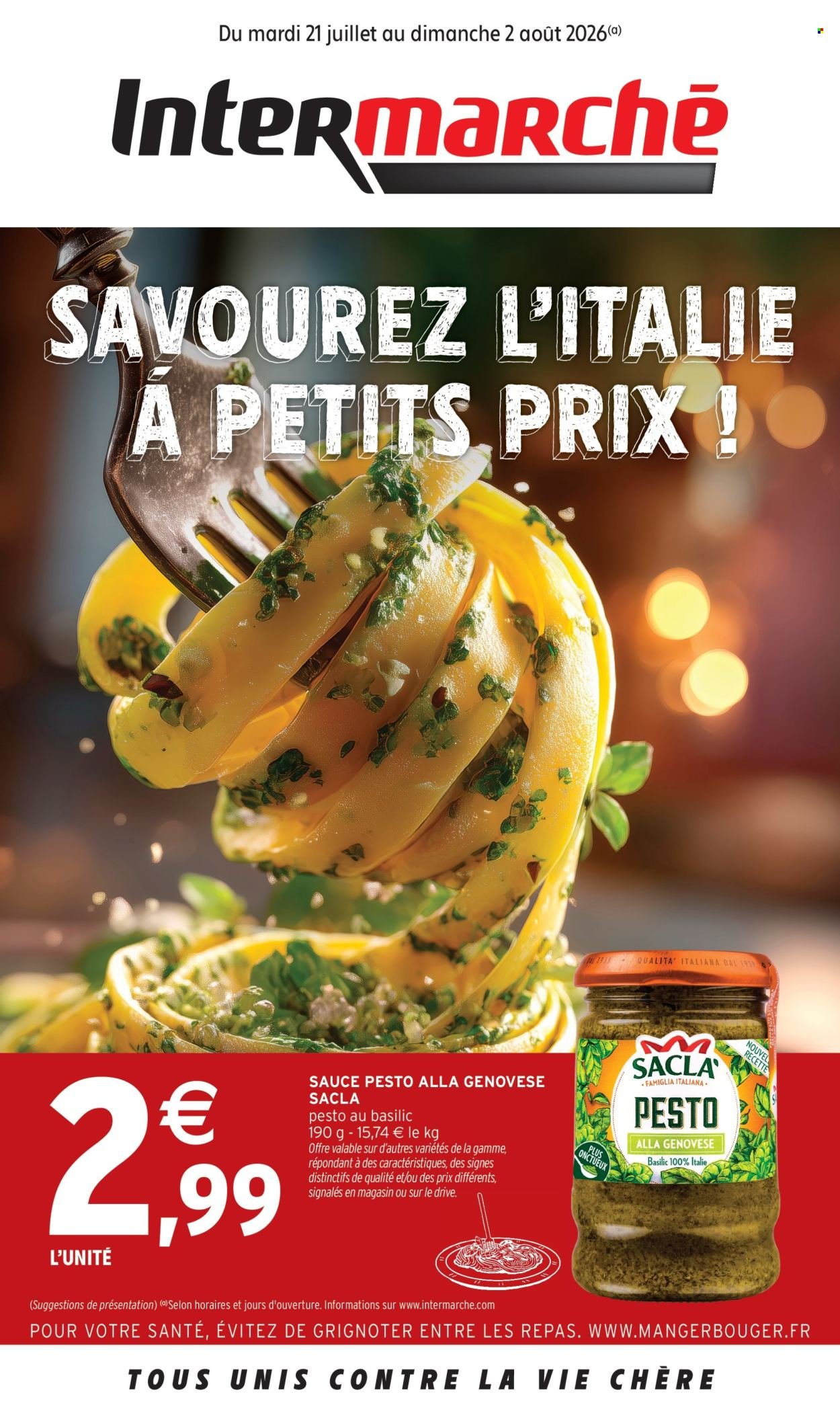 Catalogue INTERMARCHÉ - SAVOUREZ L'ITALIE À PETITS PRIX !