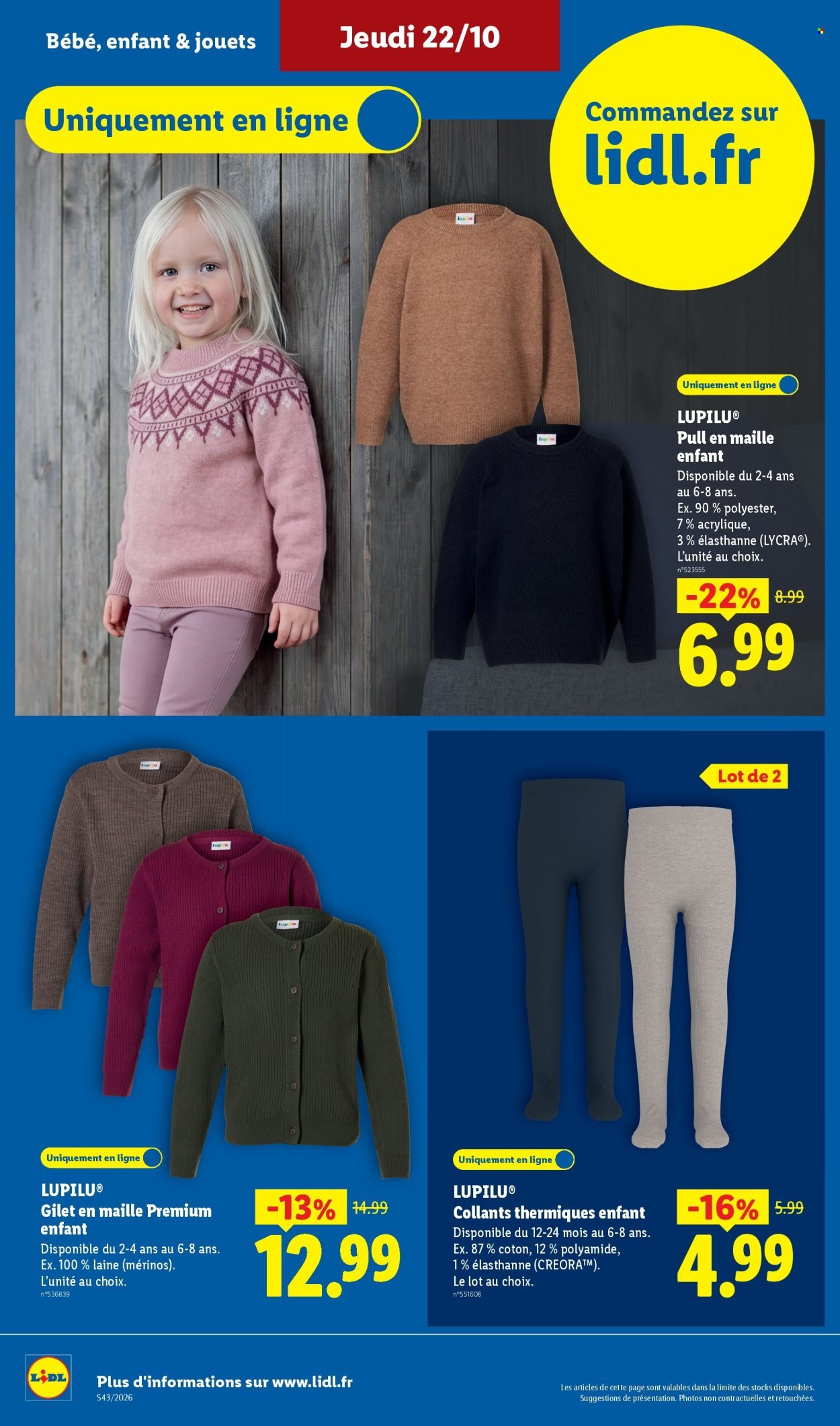Catalogue LIDL - Les Exclus Web de la semaine