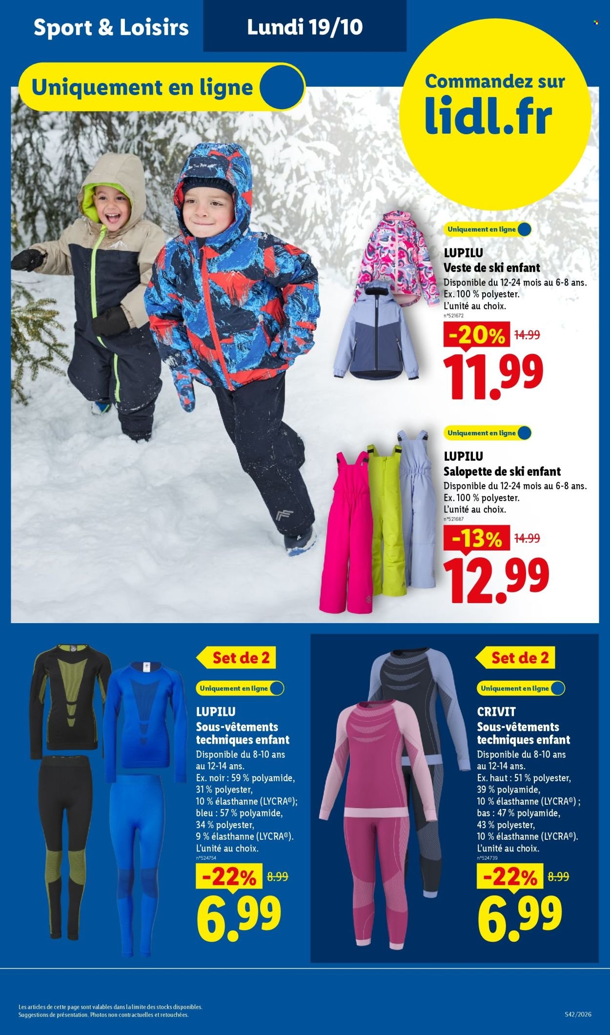 Catalogue LIDL - Les Exclus Web de la semaine