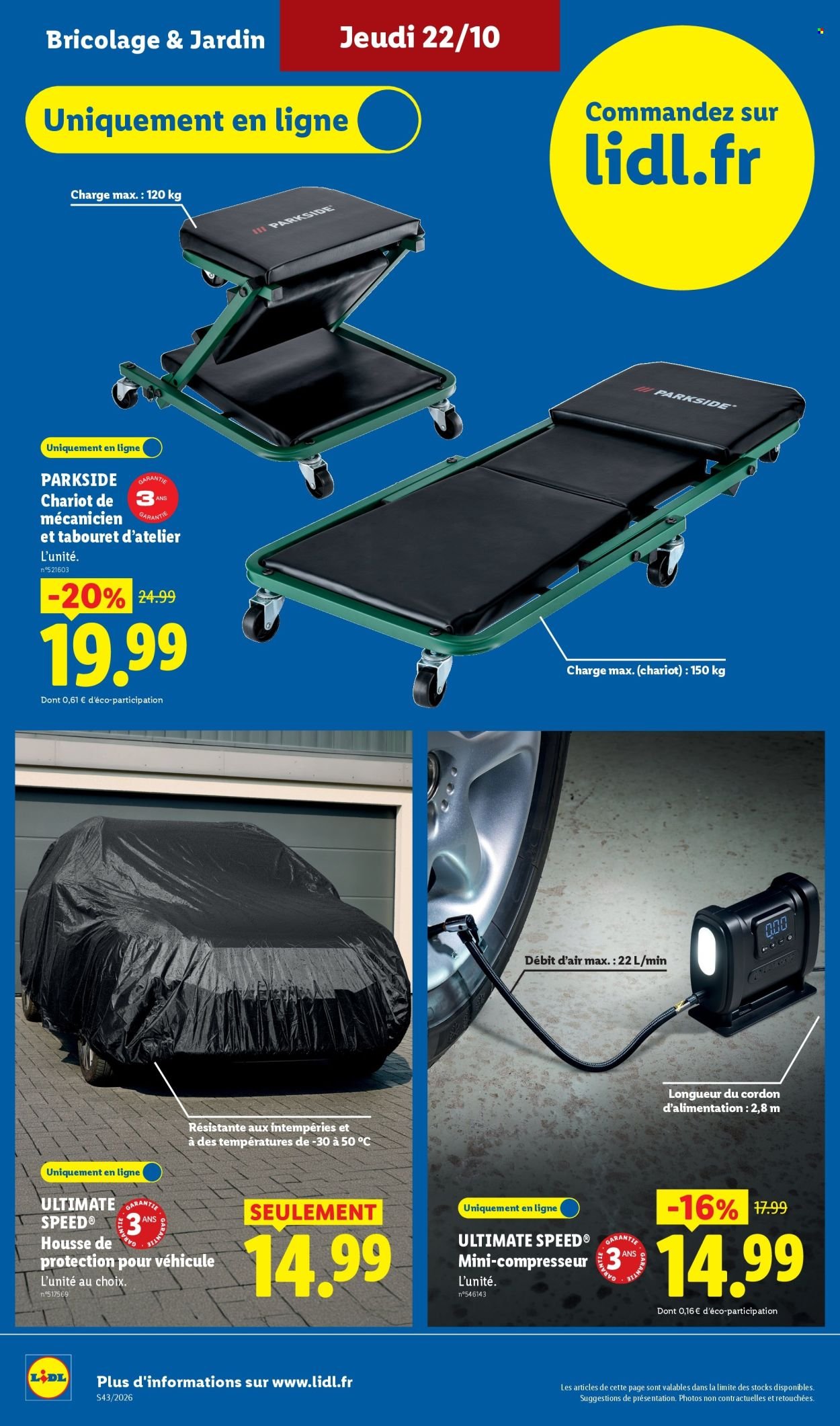 Catalogue LIDL - Les Exclus Web de la semaine