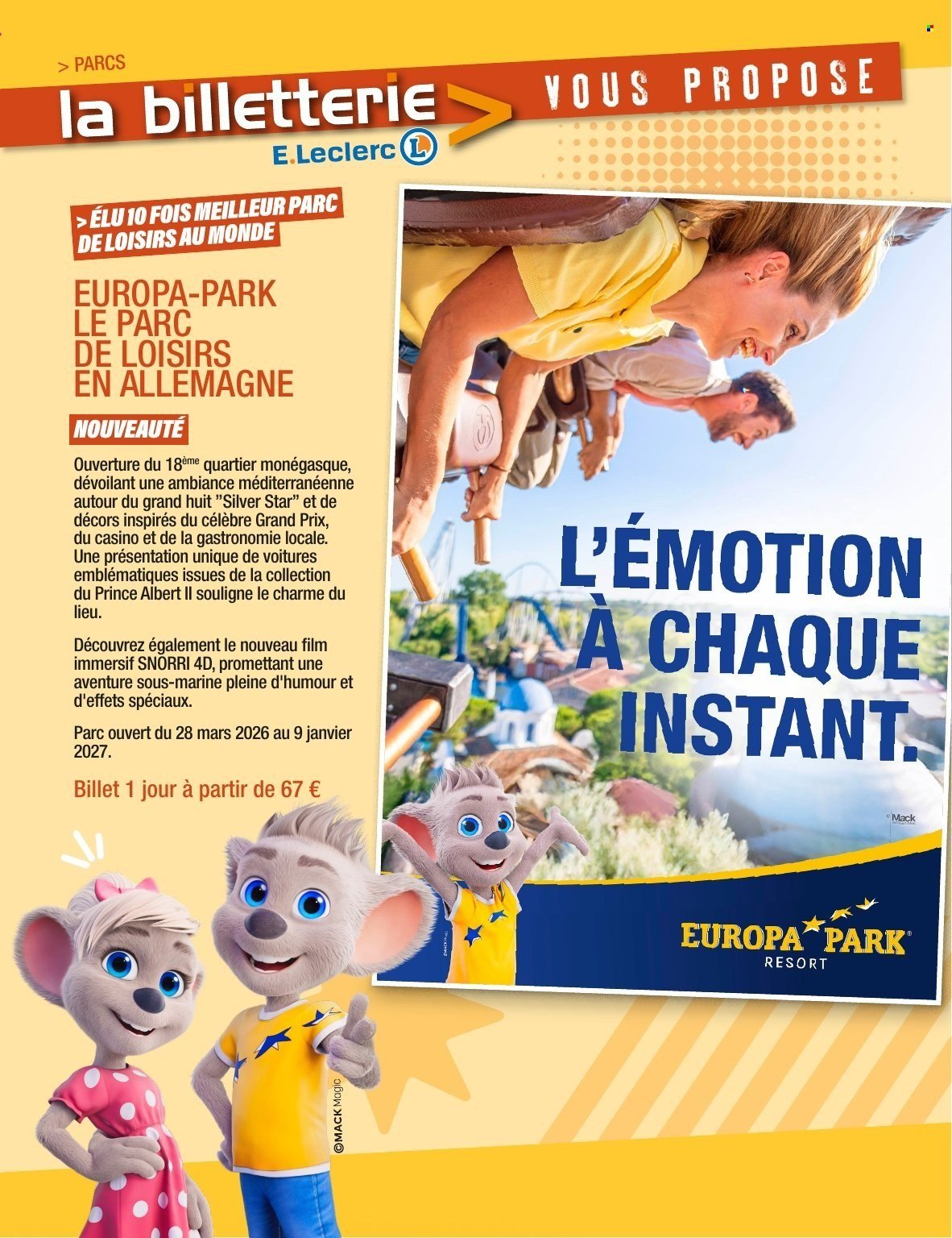 Catalogue E.LECLERC - 40 ANS SCAPALSACE
