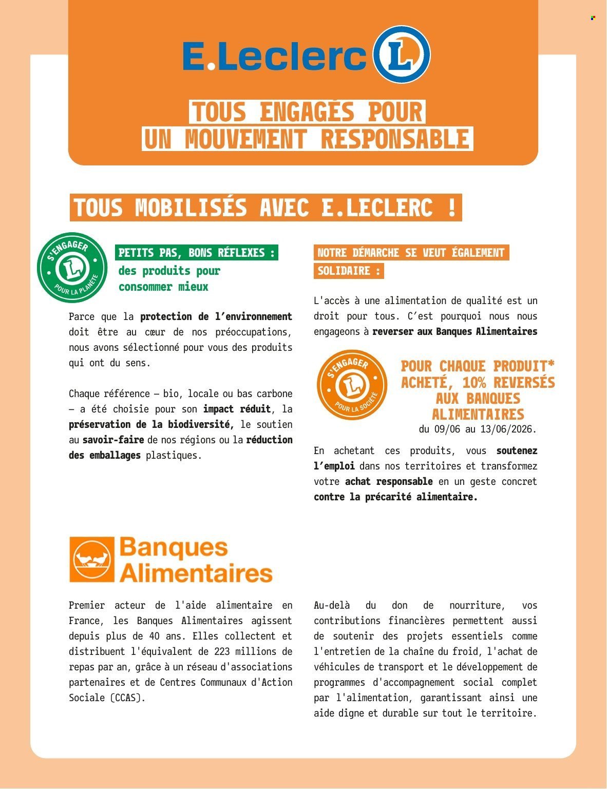 Catalogue E.LECLERC - 40 ANS SCAPALSACE