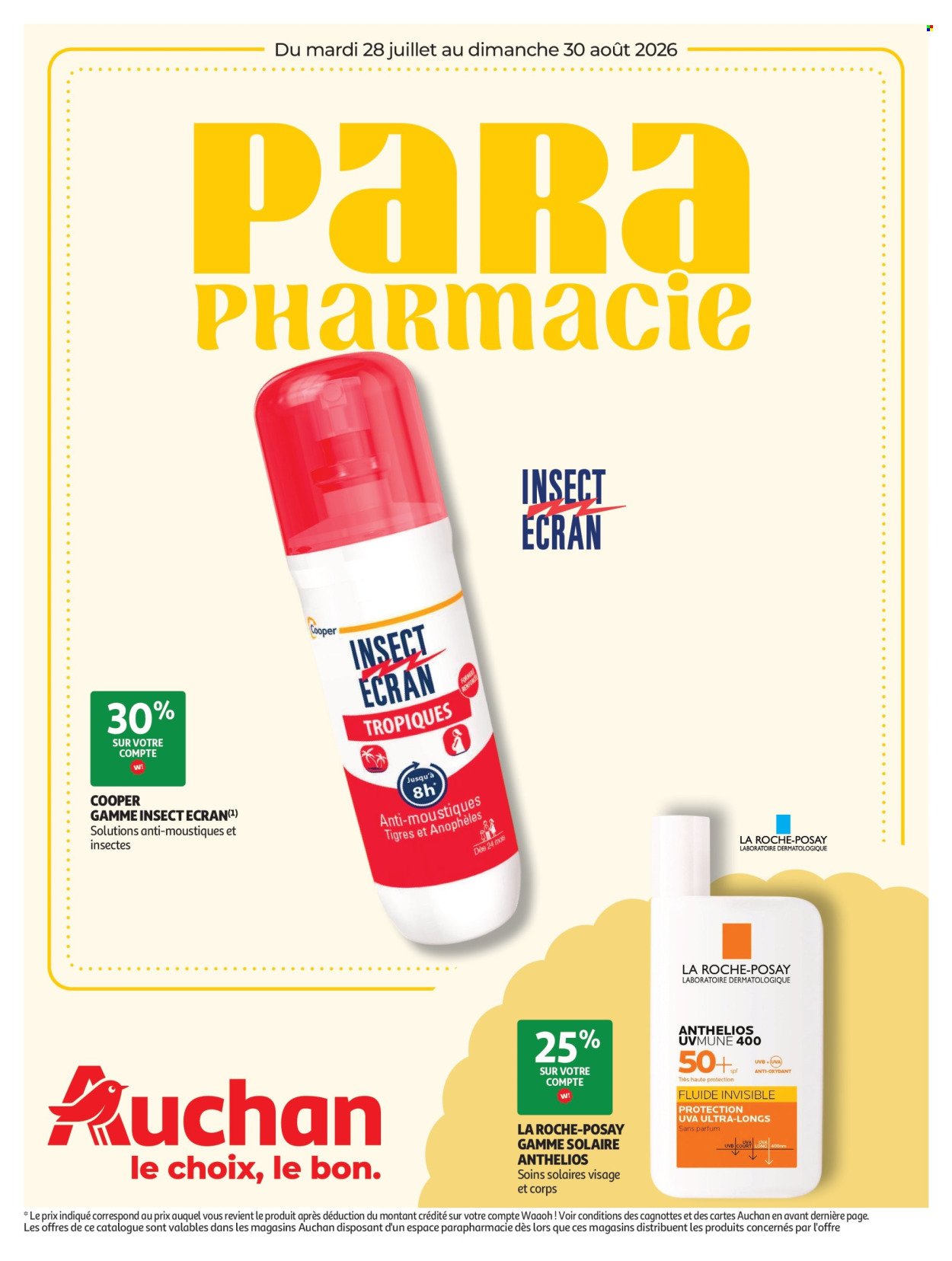 Catalogue AUCHAN - Parapharmacie, beauté