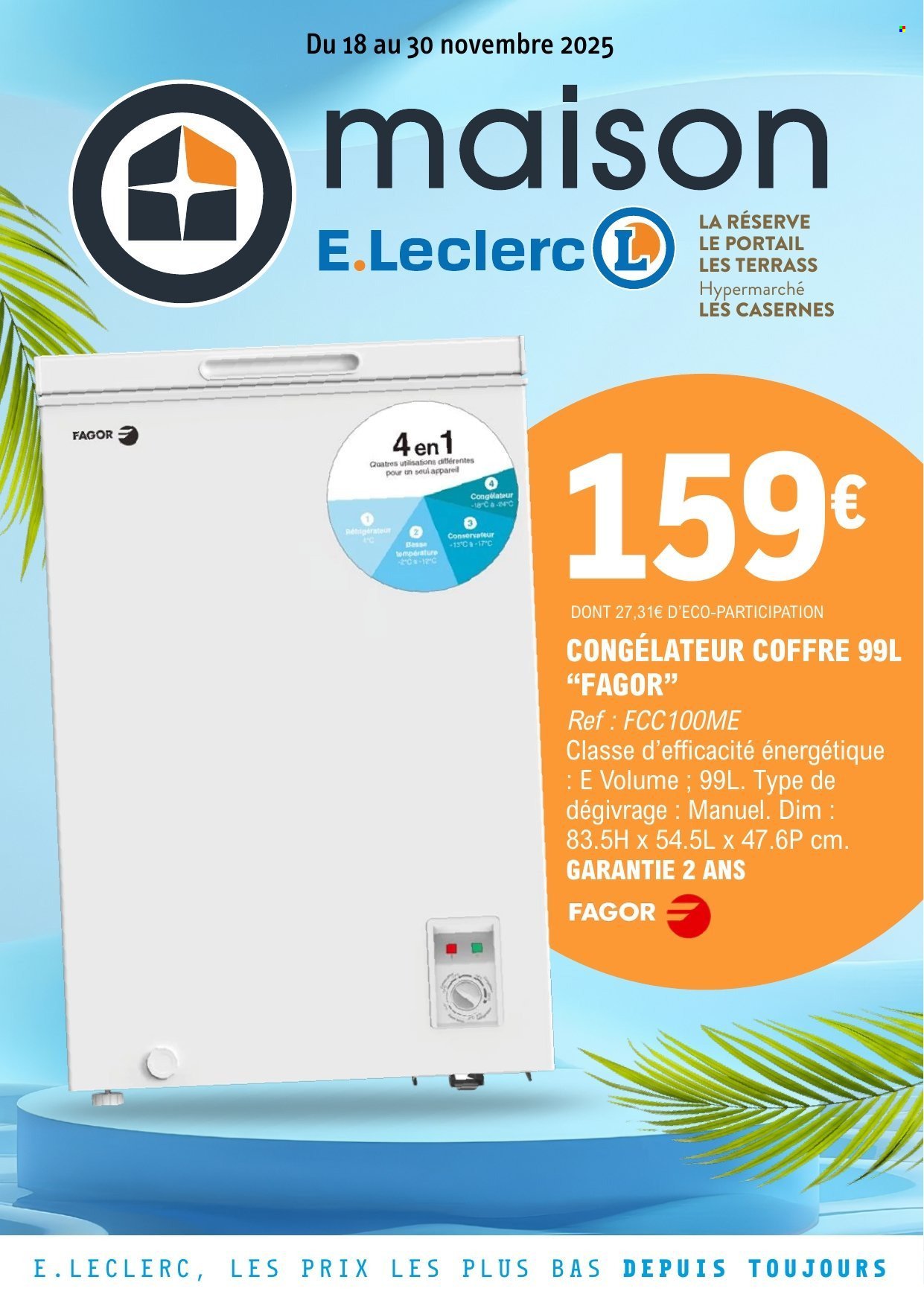 Catalogue E.LECLERC - Du mardi 18 novembre 2025